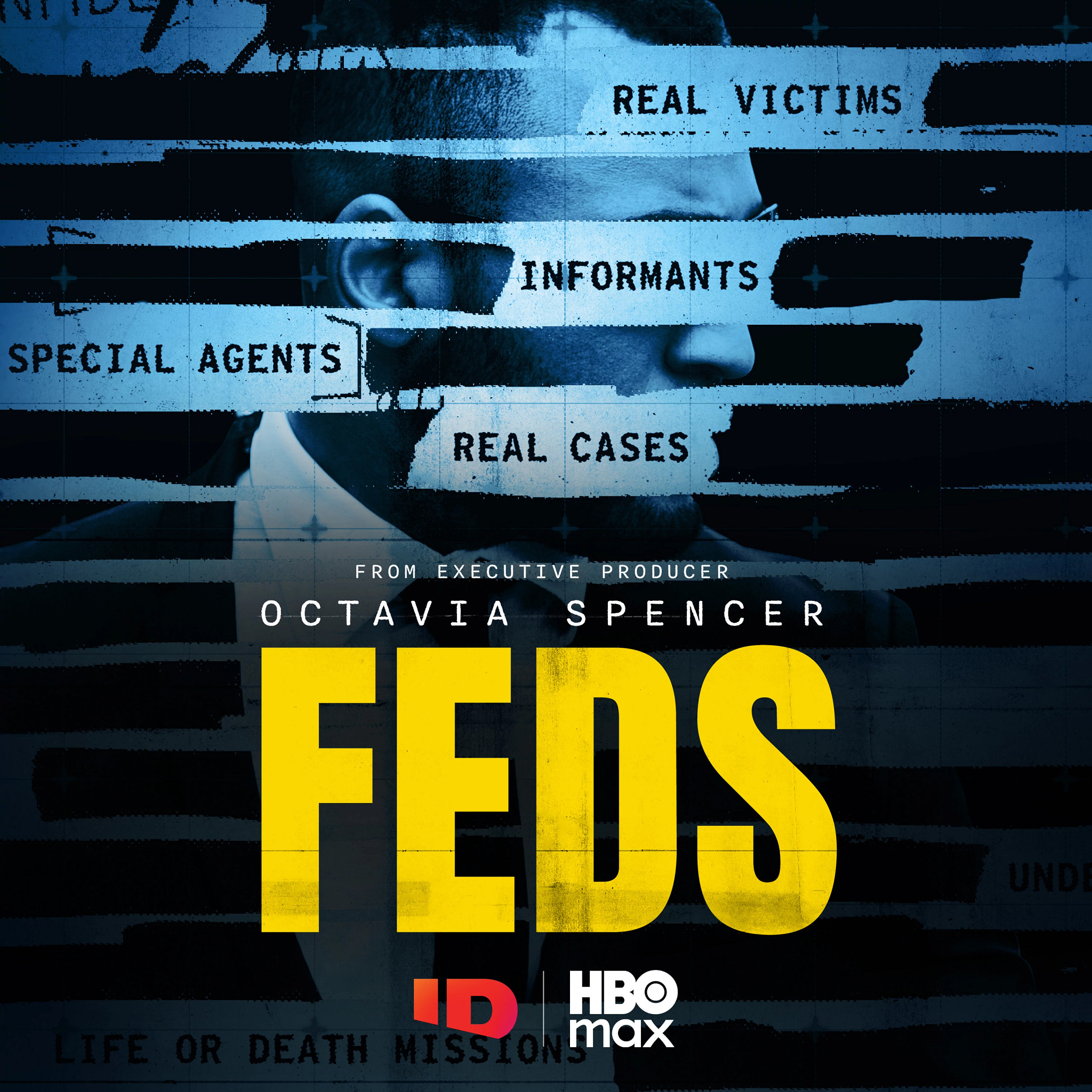 a promotional poster for the investigation discovery series feds