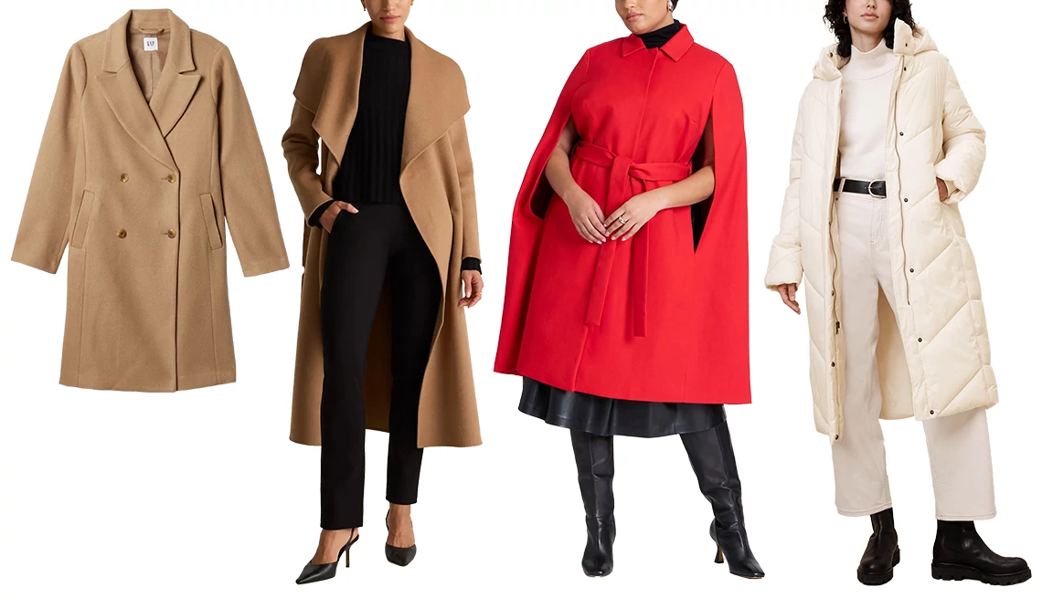 Best Coats and Jackets for Women Over 50 different coats and jackets