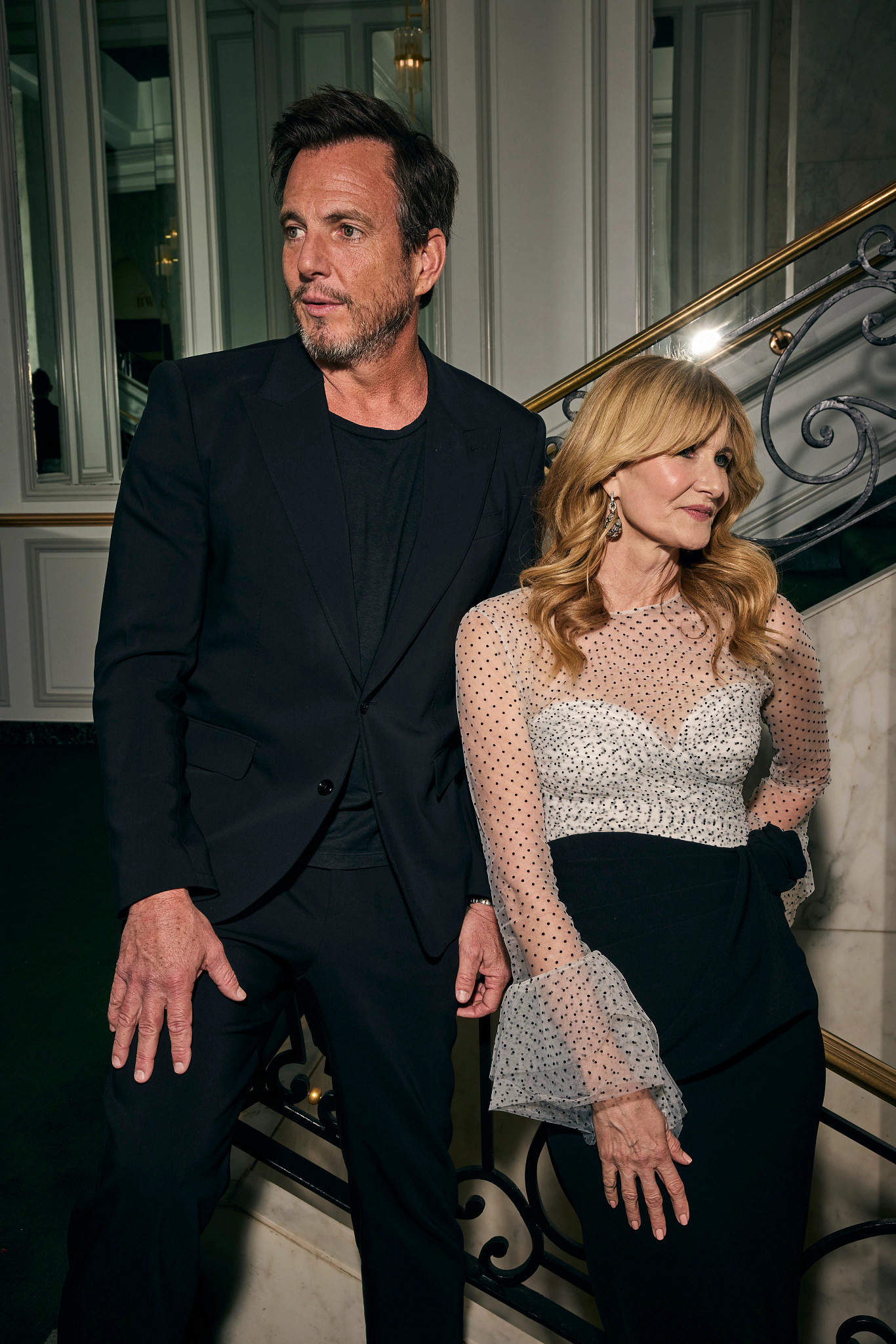 Laura Dern and Will Arnett 