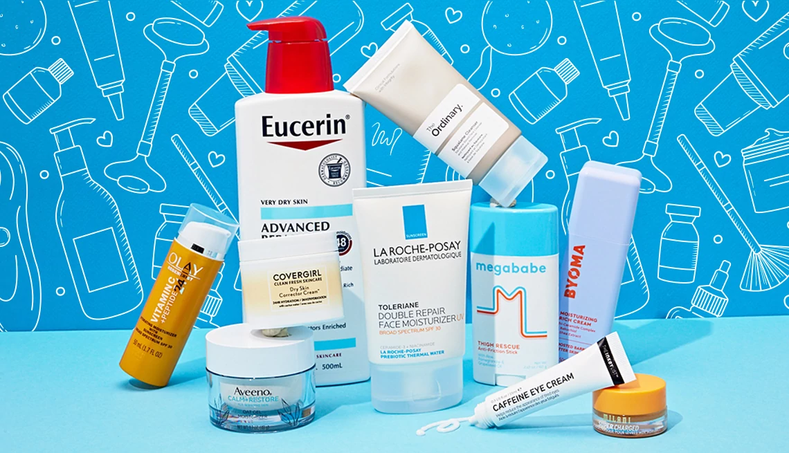 Skin care products A variety of skin care products