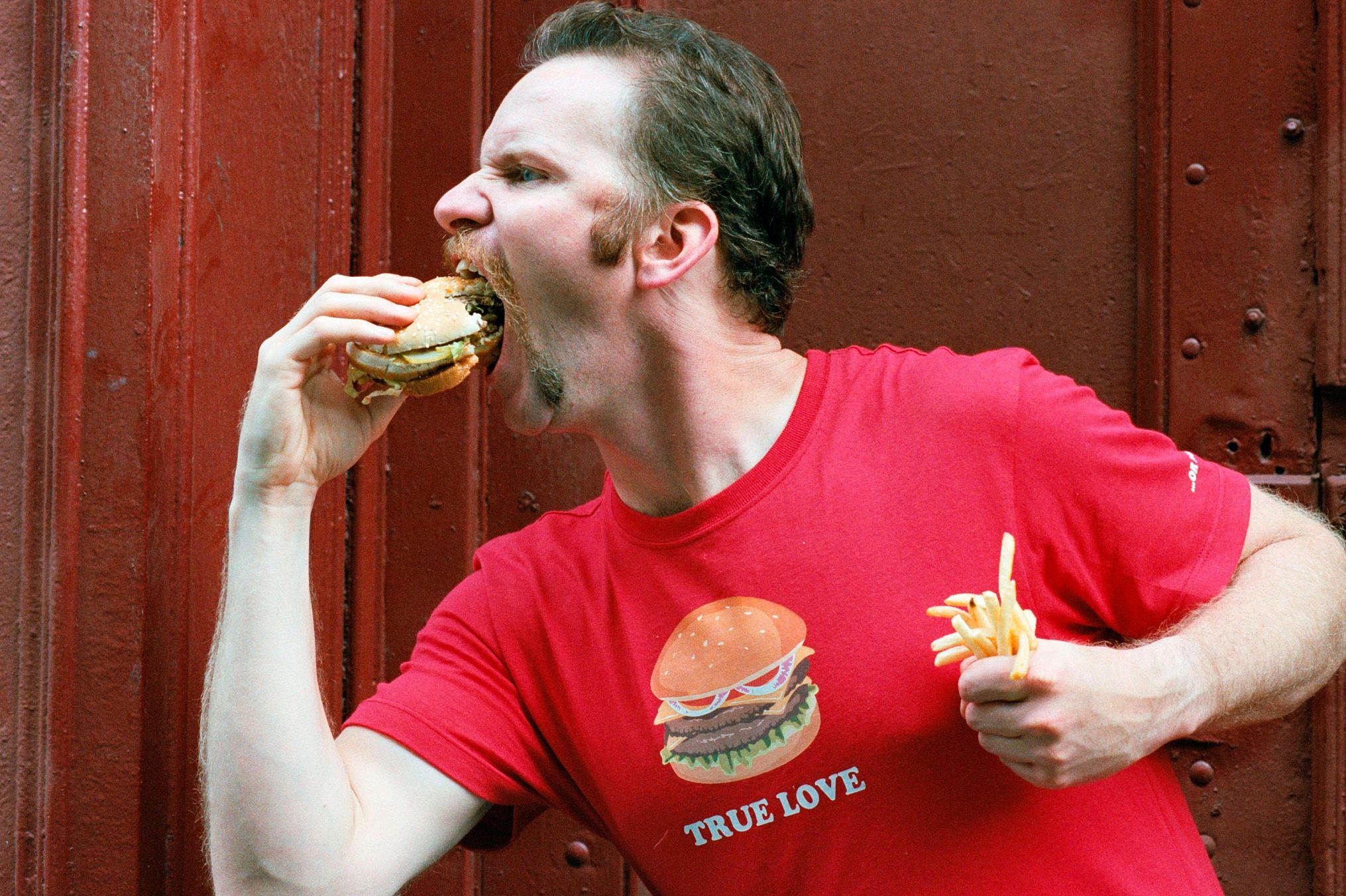 Morgan Spurlock in Super Size Me Morgan Spurlock in Super Size Me
