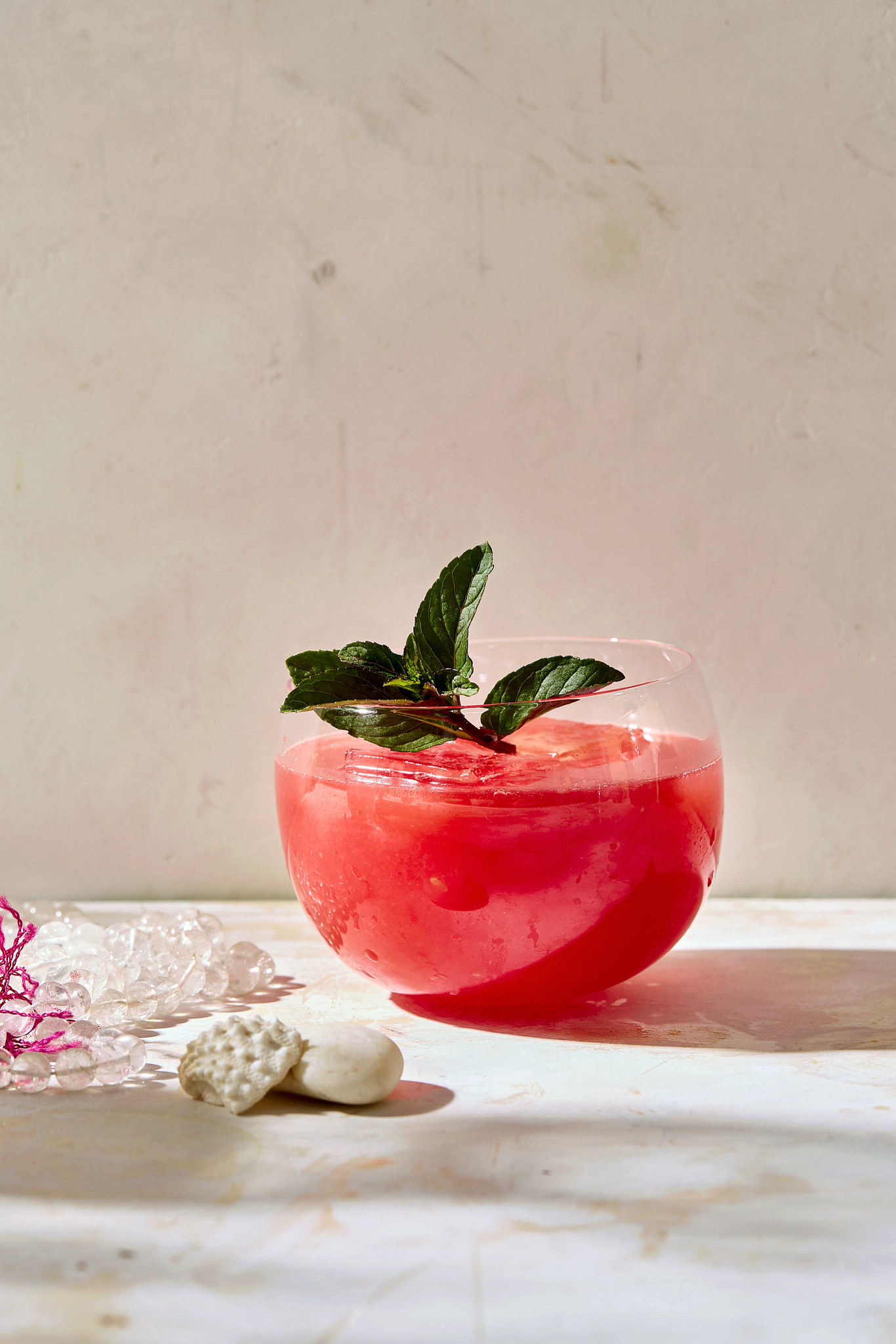 a Watermelon Mocktail is shown in a photo
