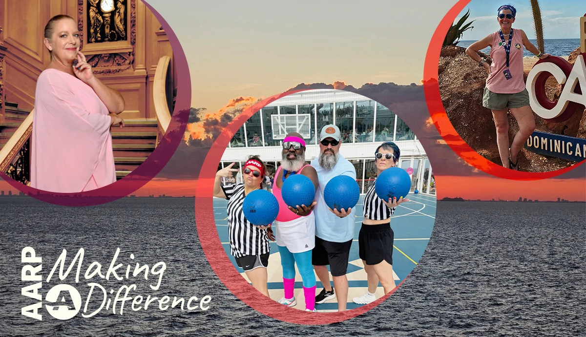 travelers on a gen x cruise sponsored by aarp