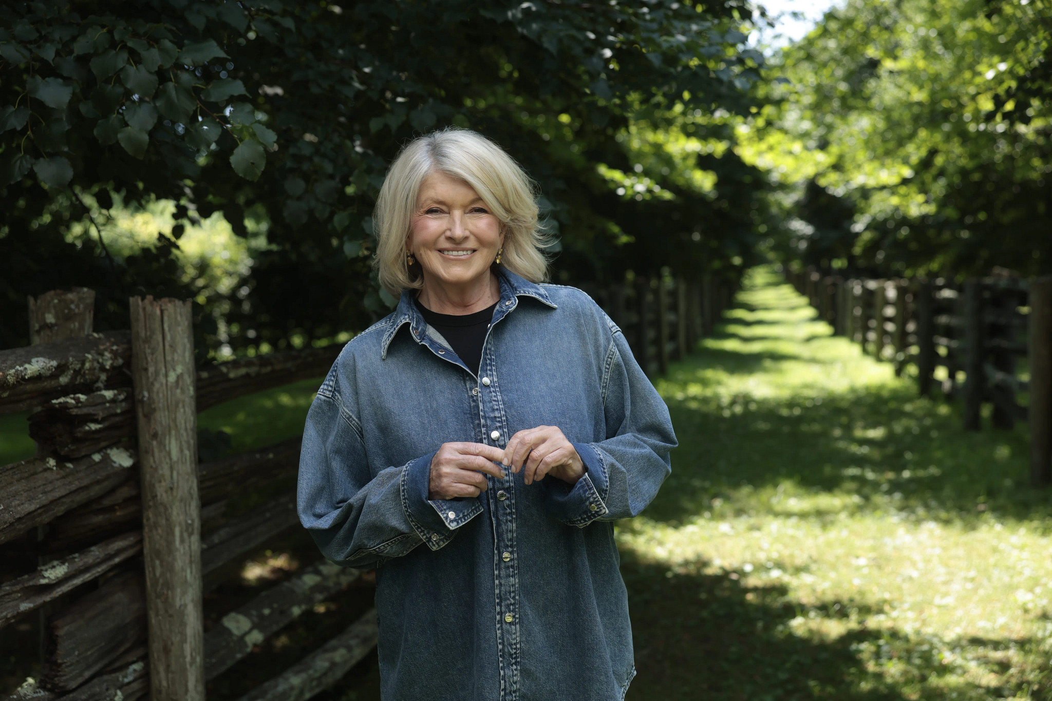 Martha Stewart is shown in a photo.