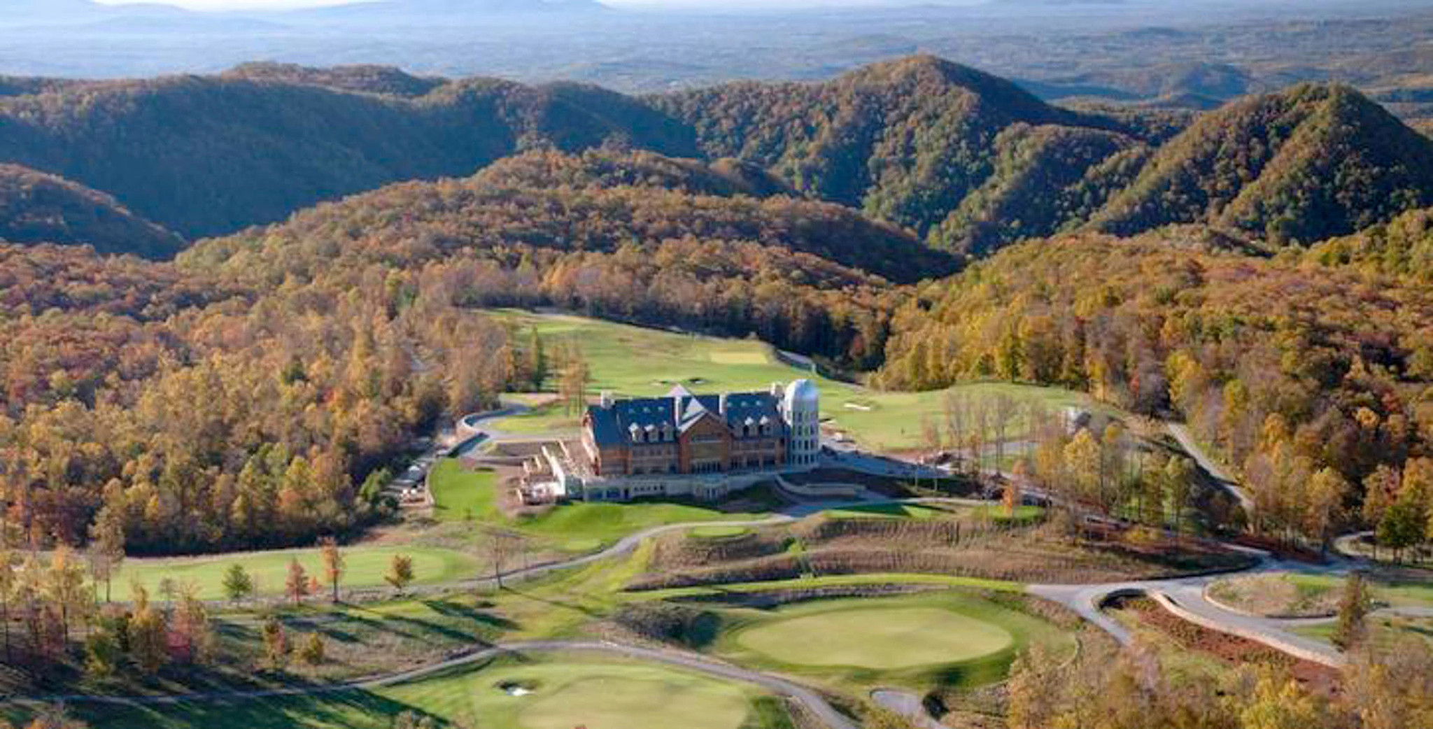 aerial view of Primland