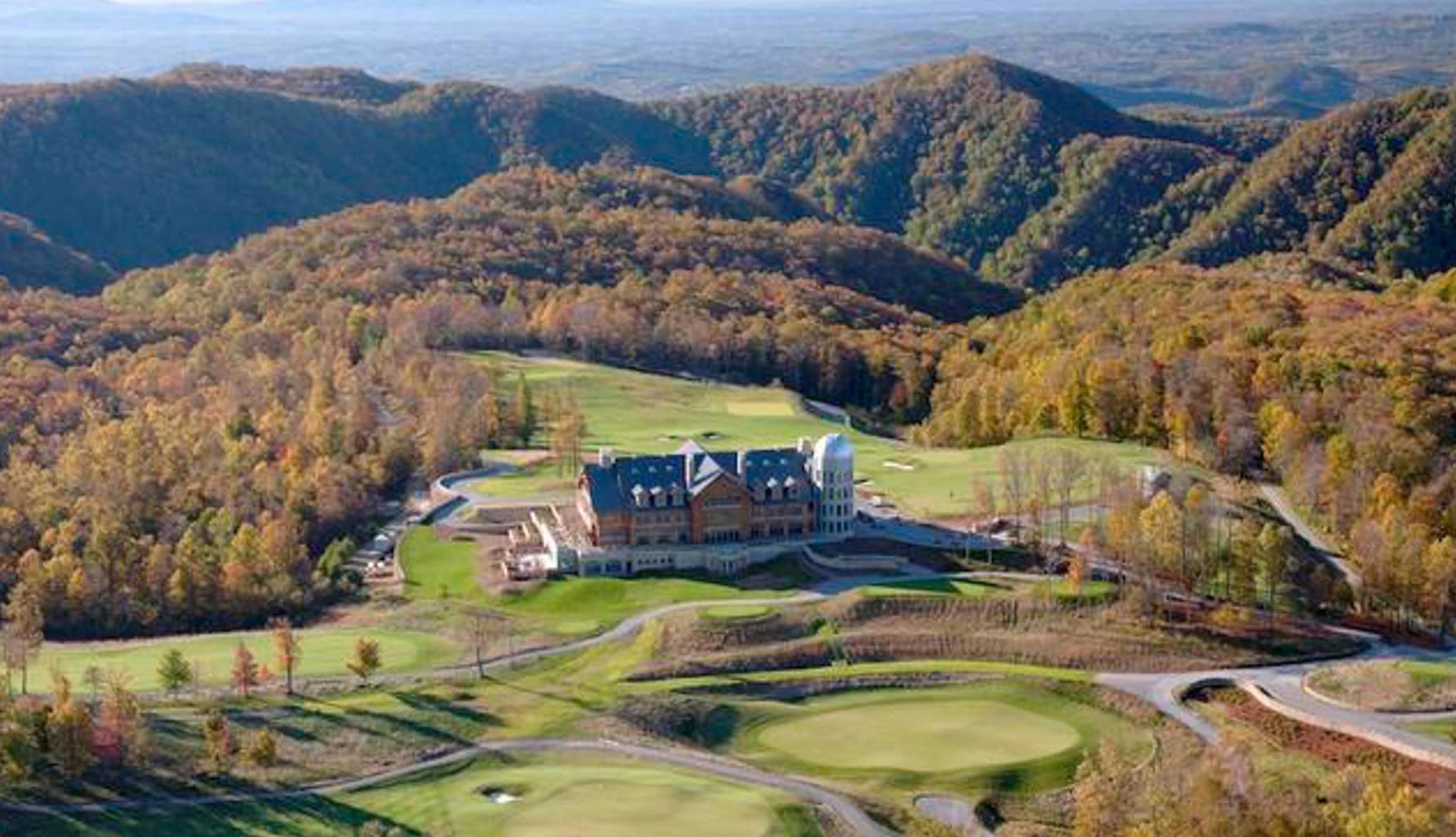 Primland has an observatory aerial view of Primland