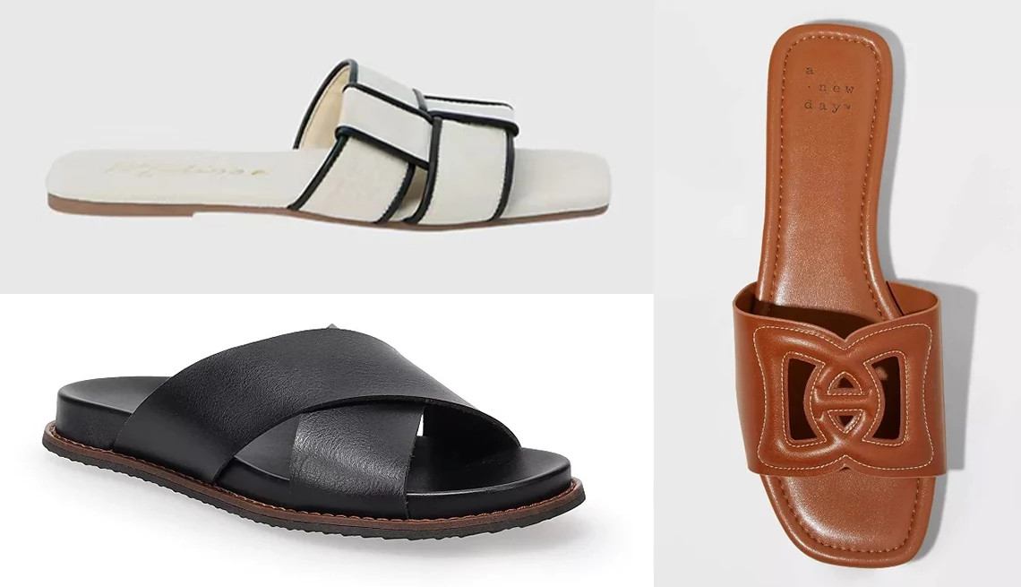 a selection of stylish sandals for summer
