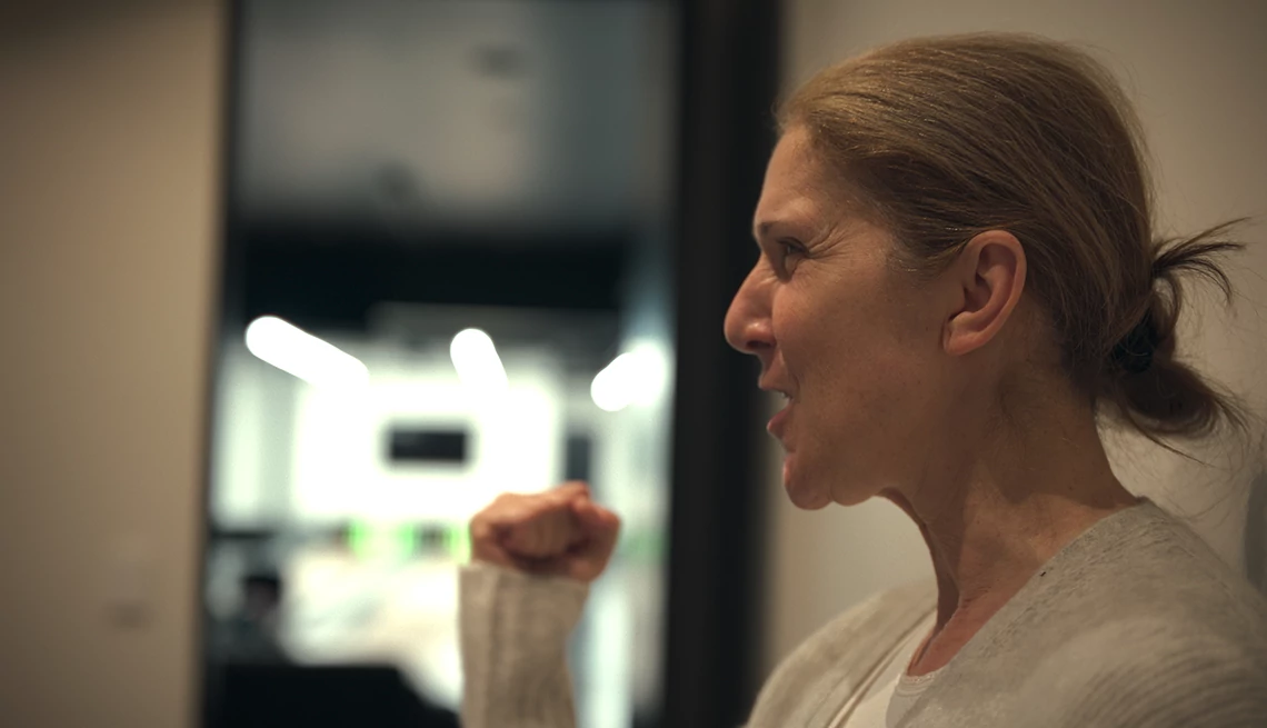Celine Dion in the documentary I Am Celine Dion
