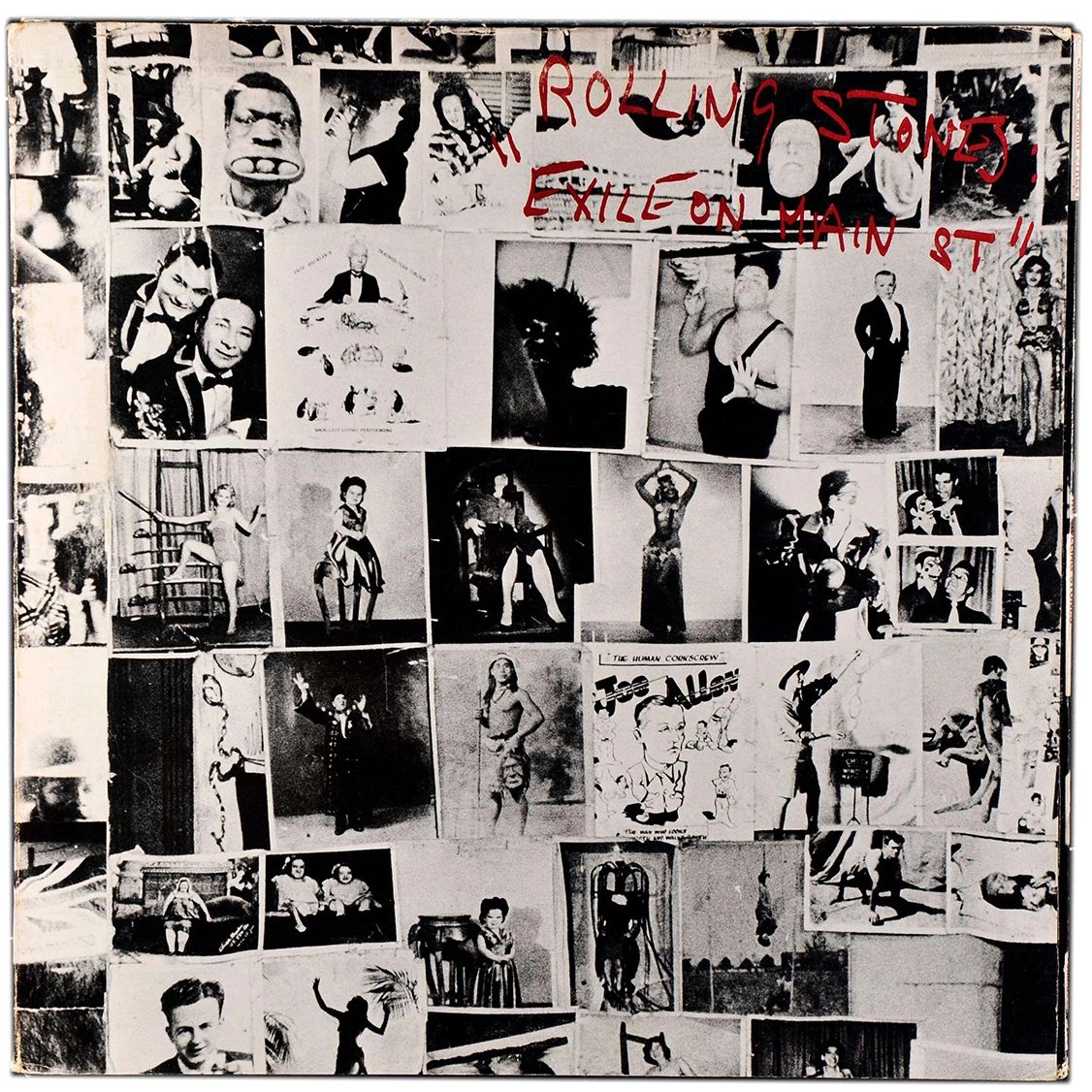 The Rolling Stones album cover for Exile on Main St