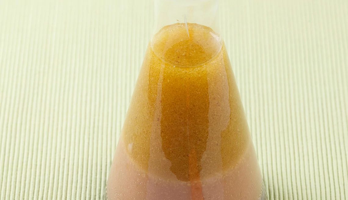 All-purpose vinaigrette A close-up view of all-purpose vinaigrette in a glass