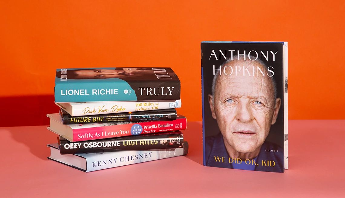12 Big Celebrity Memoirs for Fall the cover of we did o k kid by anthony hopkins