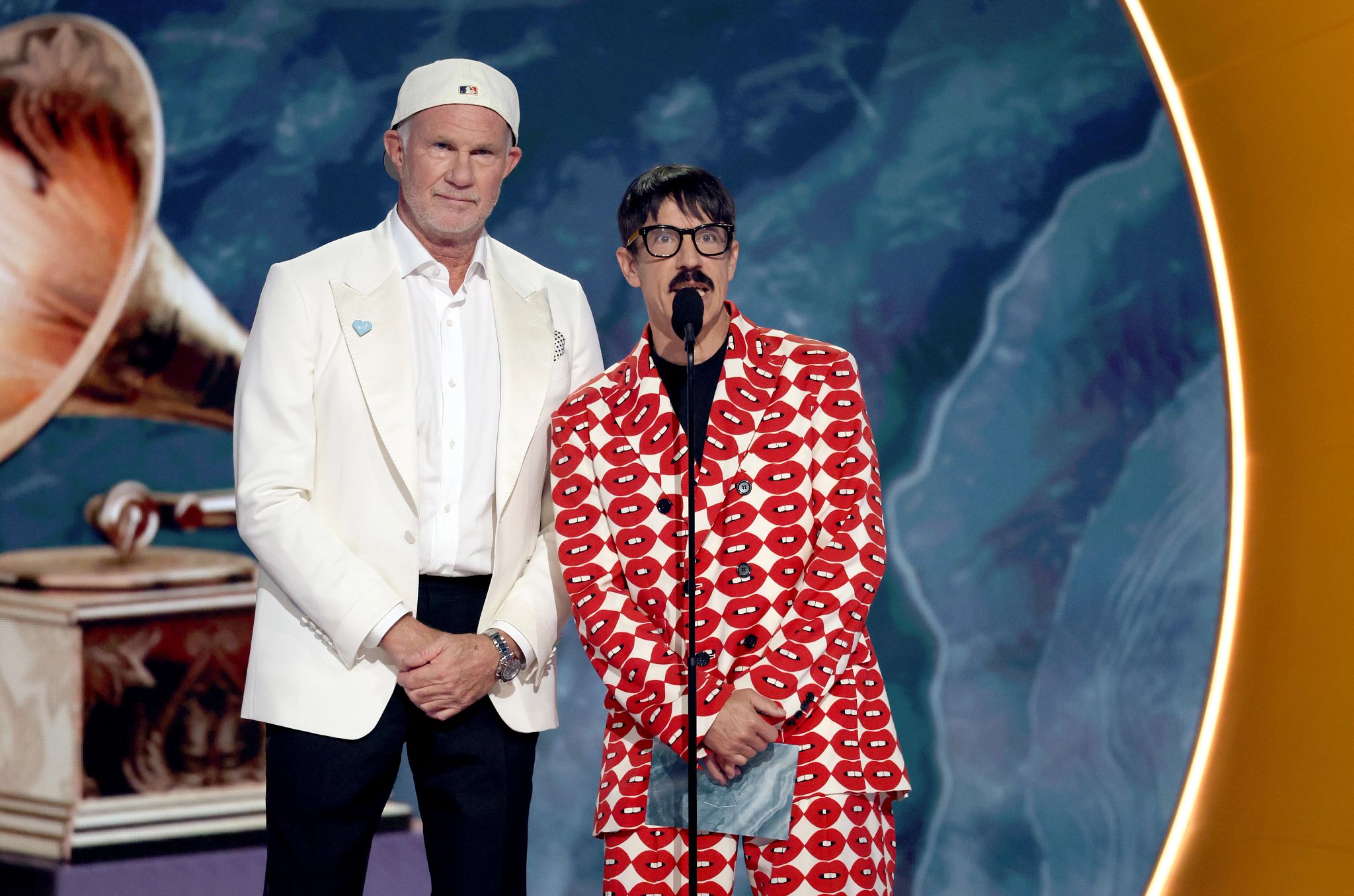 Unforgettable Moments at the 2025 Grammys Chad Smith and Anthony Kiedis