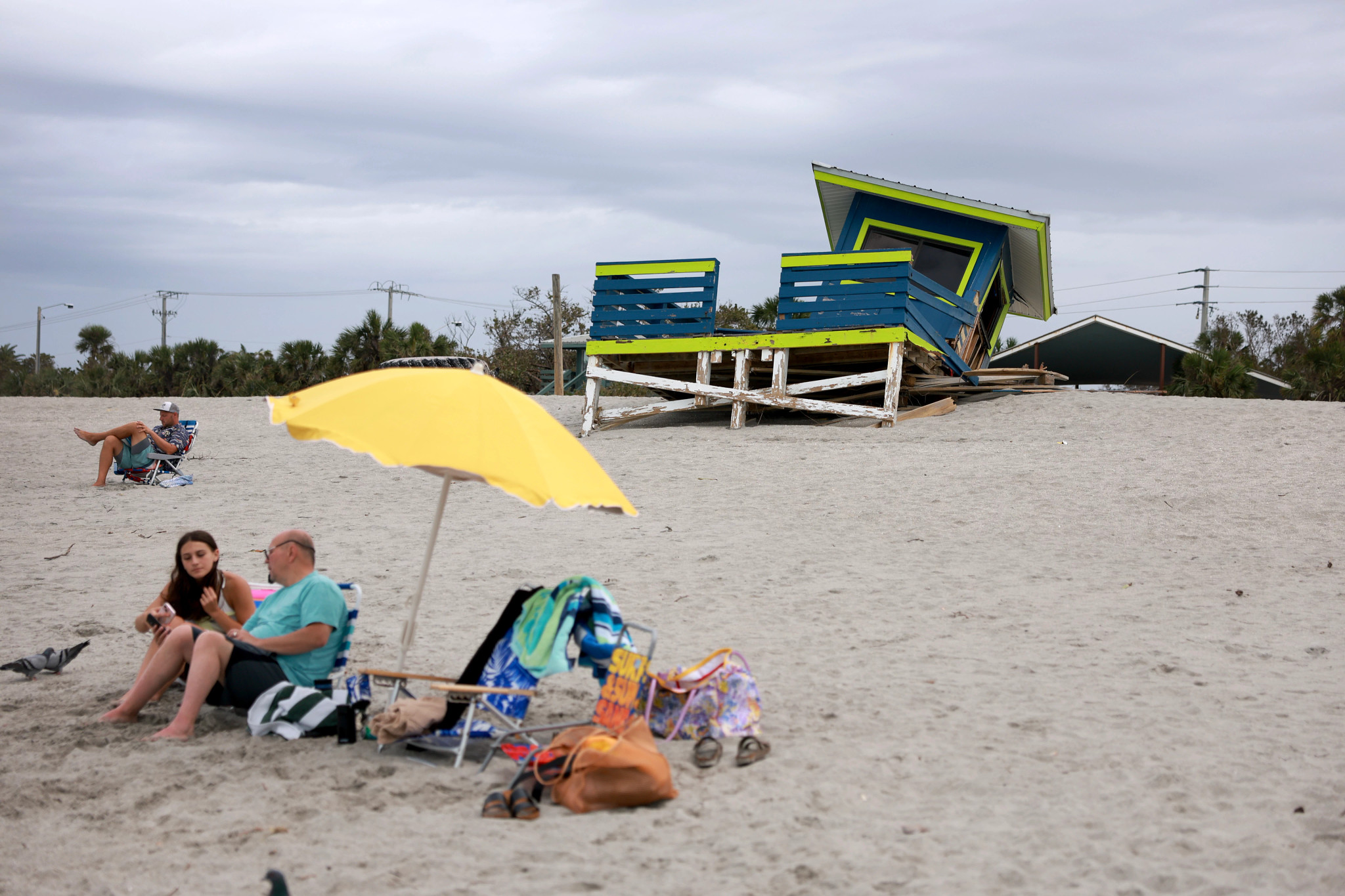 damage shown after a hurricane