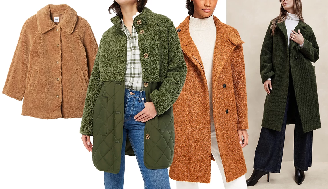 Best Coats and Jackets for Women Over 50 different coats and jackets