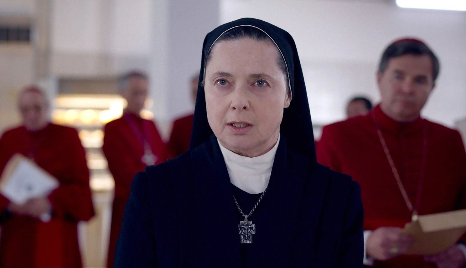 Isabella Rossellini stars as Sister Agnes Isabella Rossellini stars as Sister Agnes