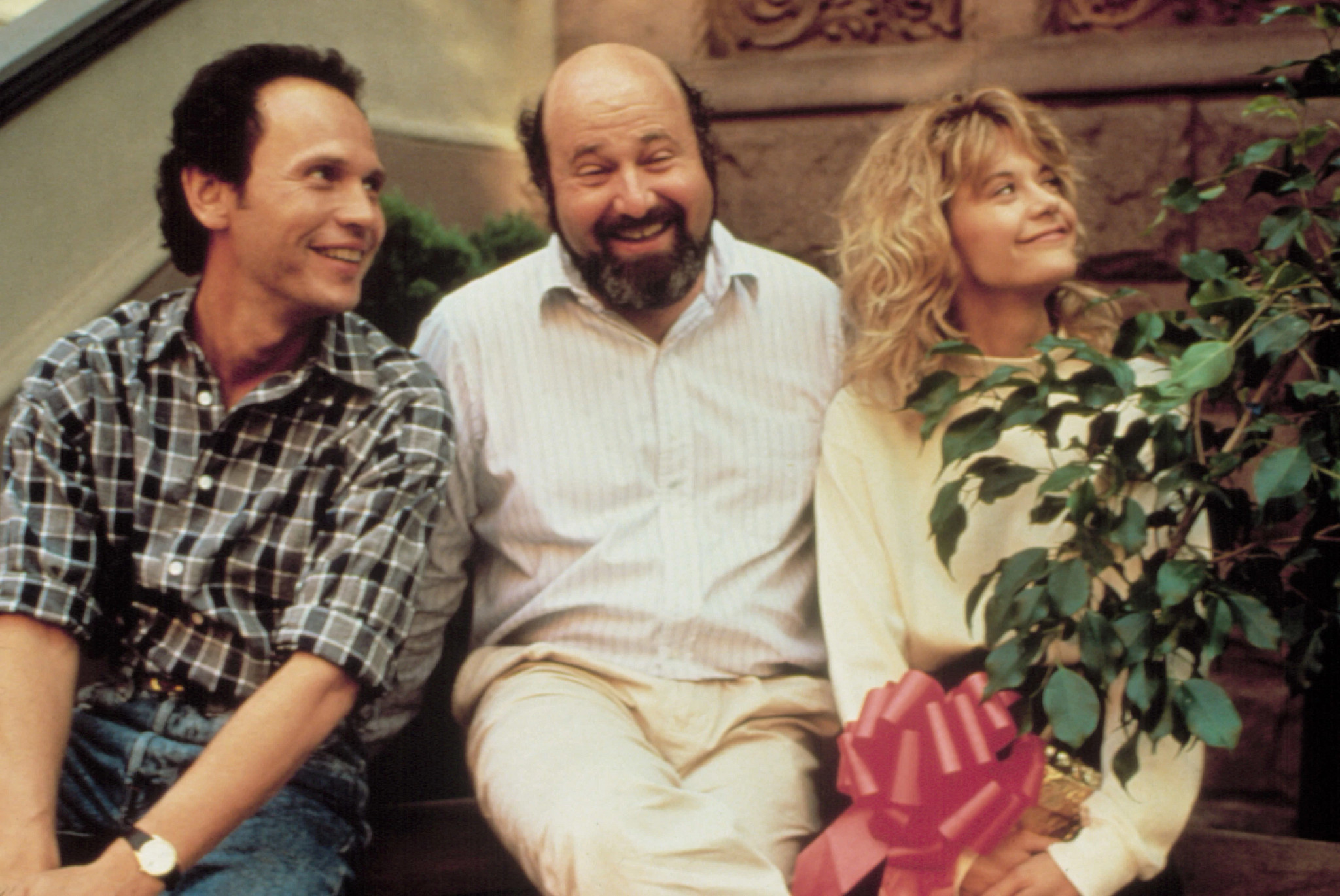 rob reiner with billy crystal and meg ryan