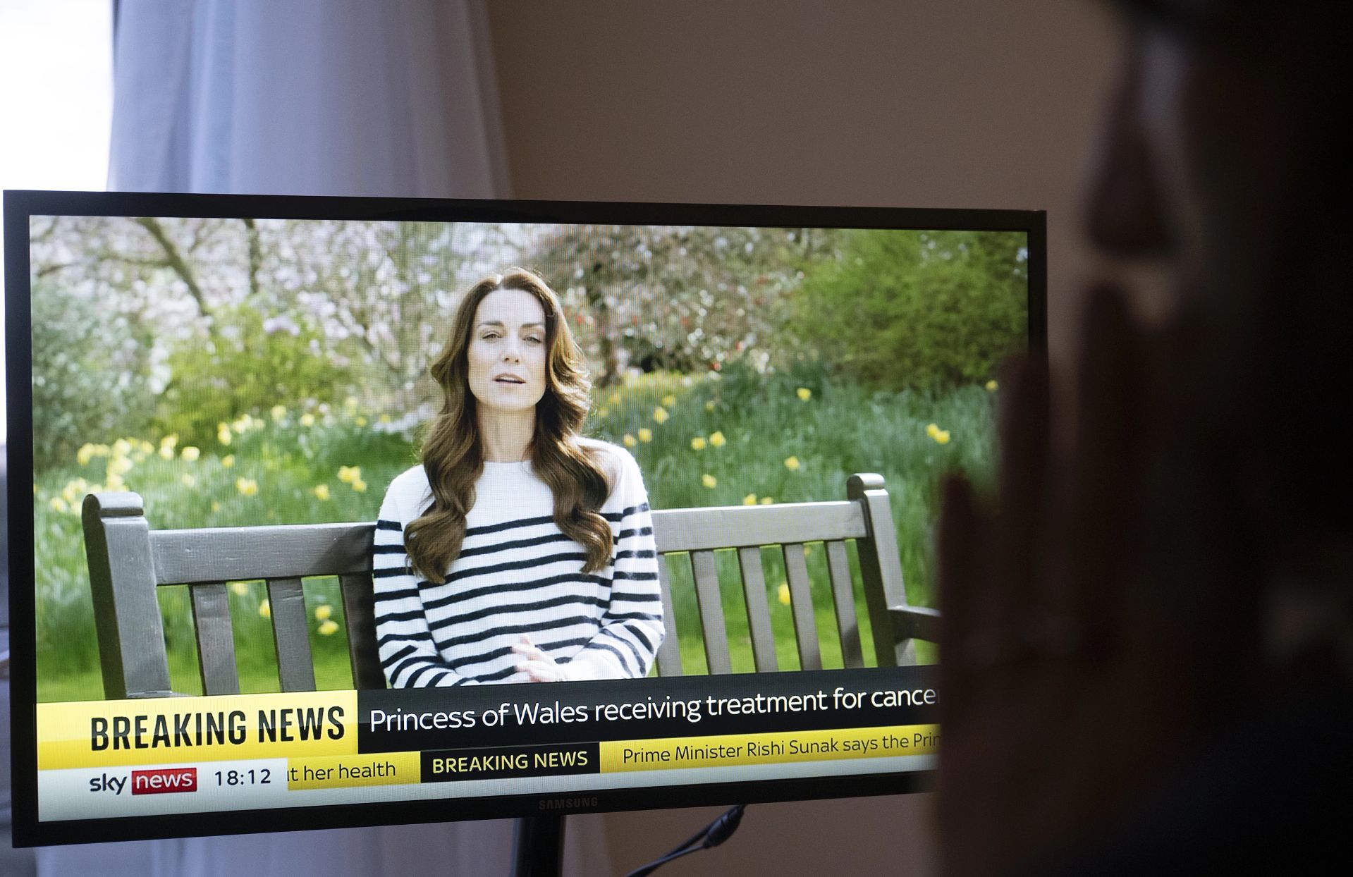 princess kate middleton announces on tv that she has cancer