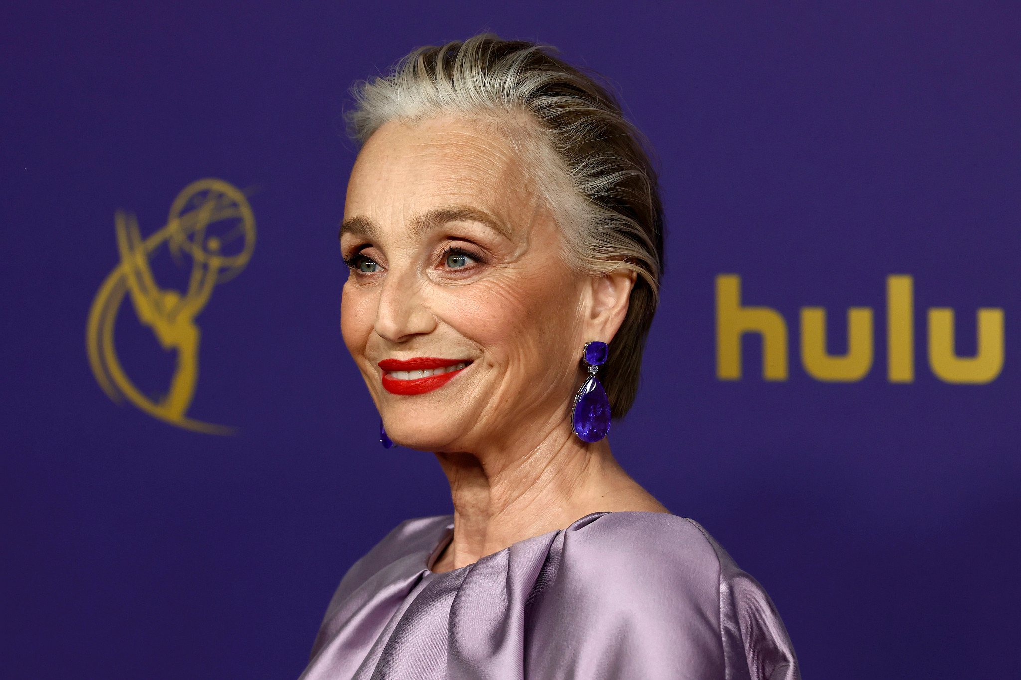 Kristin Scott Thomas at the Emmy awards.