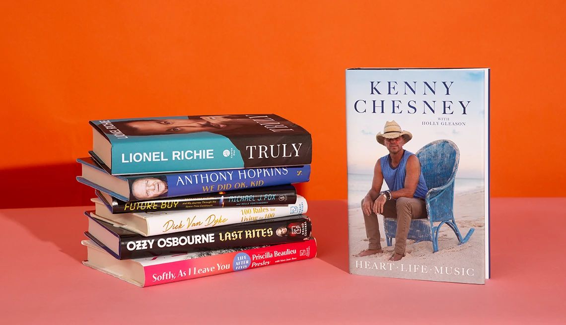 12 Big Celebrity Memoirs for Fall the cover of heart life music by kenny chesney