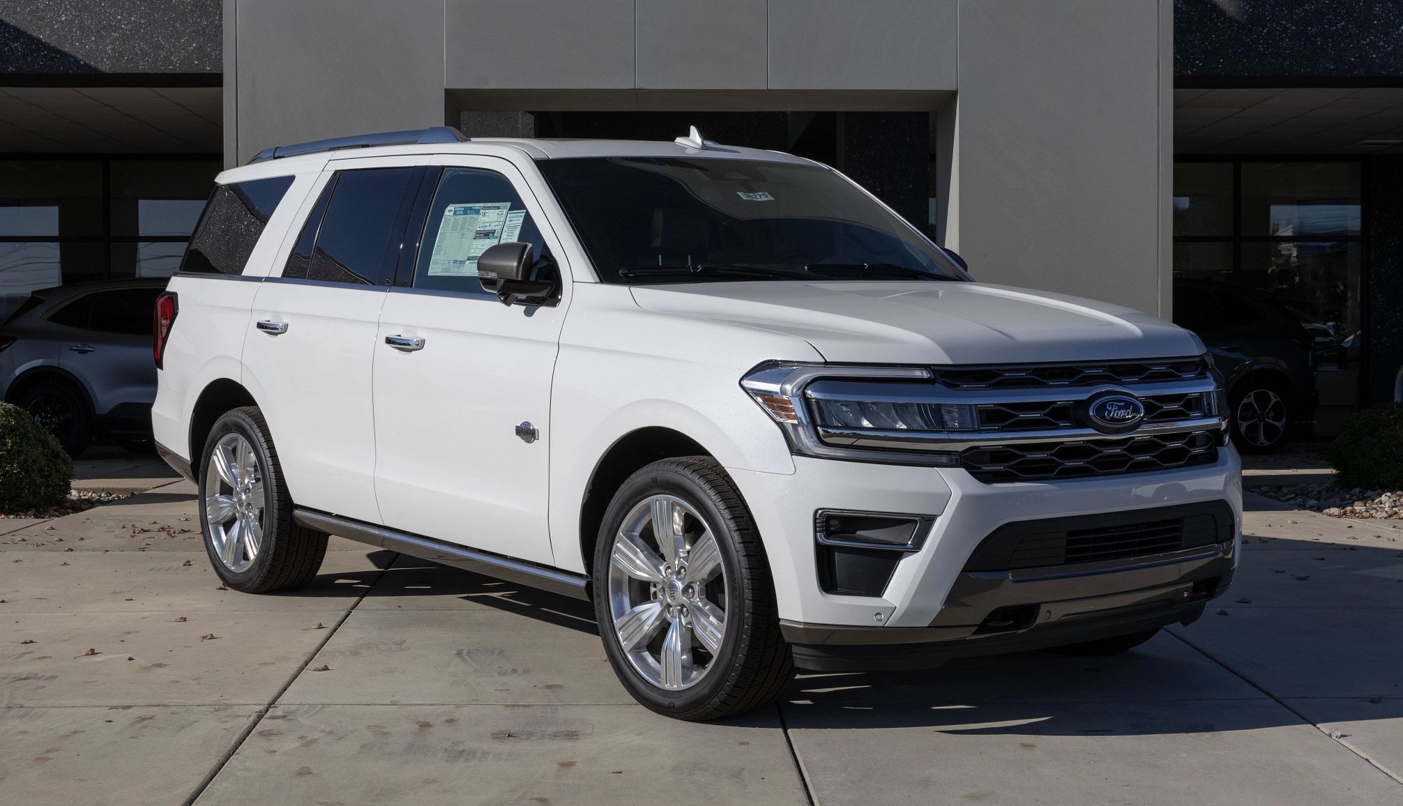 Ford Recalls 270,000 SUVs for Brake Fluid Leak a Ford Expedition SUV