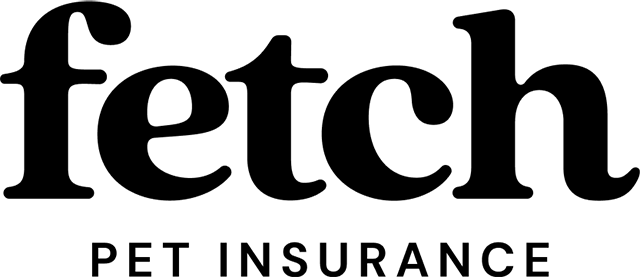 Fetch Pet Insurance Fetch Pet Insurance logo with black lettering on white background
