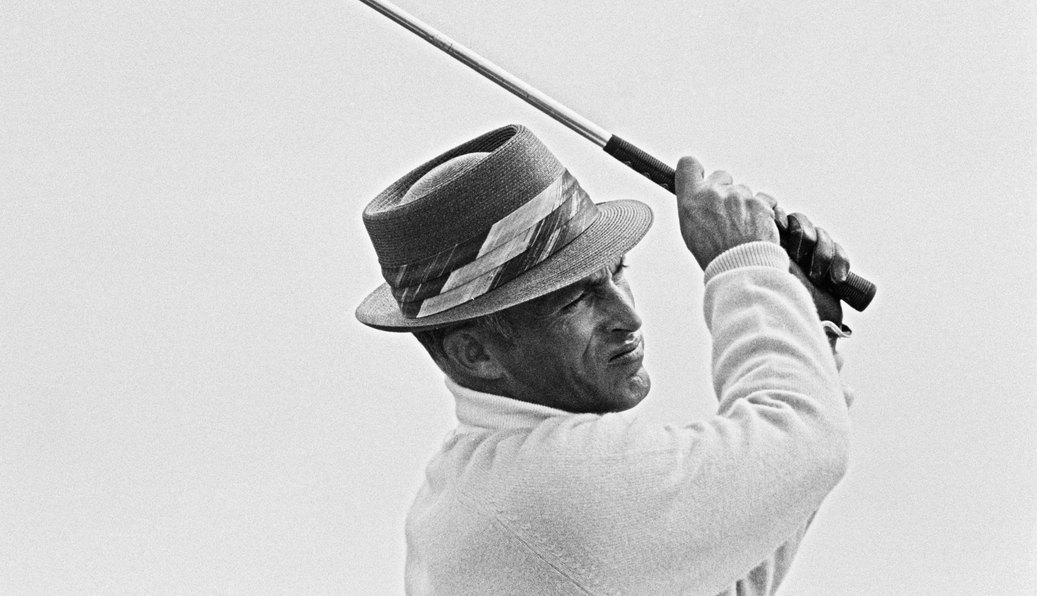 Juan "Chi-Chi" Rodríguez jugando en el Campeonato Abierto de 1973 en Troon, Escocia, en julio de 1973.