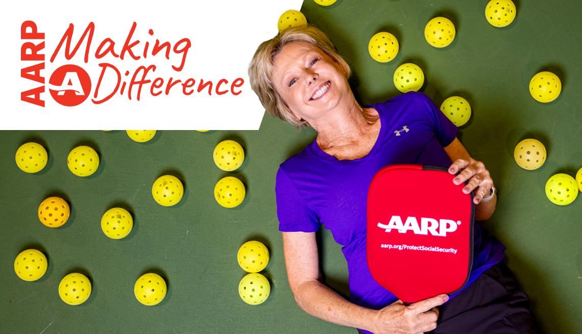 Pickleball Newbie Confidently Conquers the Court a person laying down on a pickleball court with yellow balls around her
