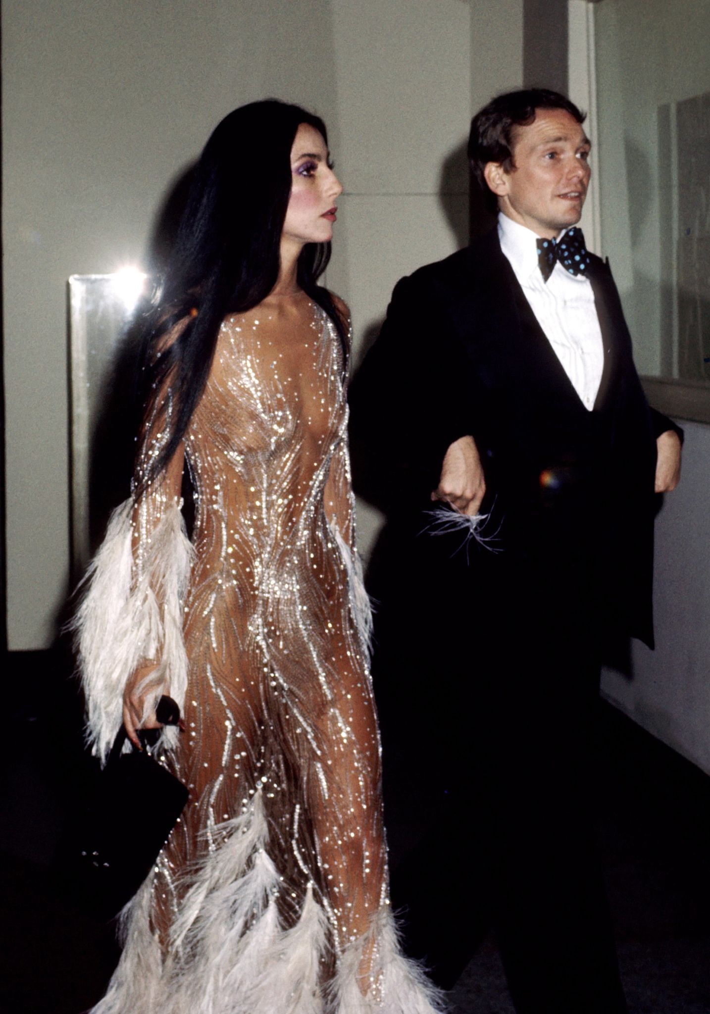 Cher and Bob Mackie Cher and Bob Mackie walking together