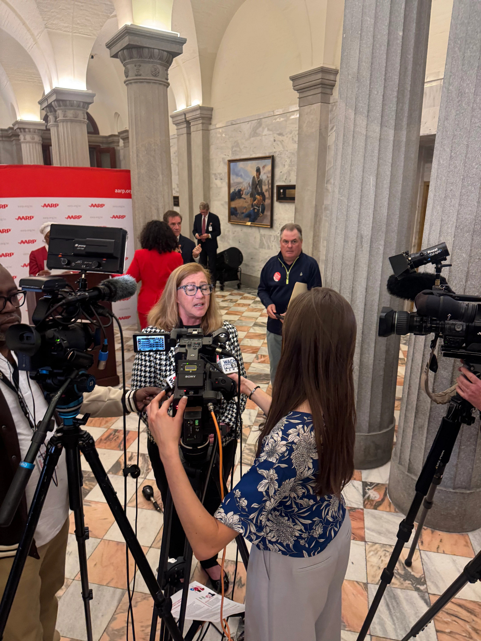 Photo of Jan Wuorenma (pronounced VORE-en-mah), an AARP Volunteer who is talking about her experience being scammed.
