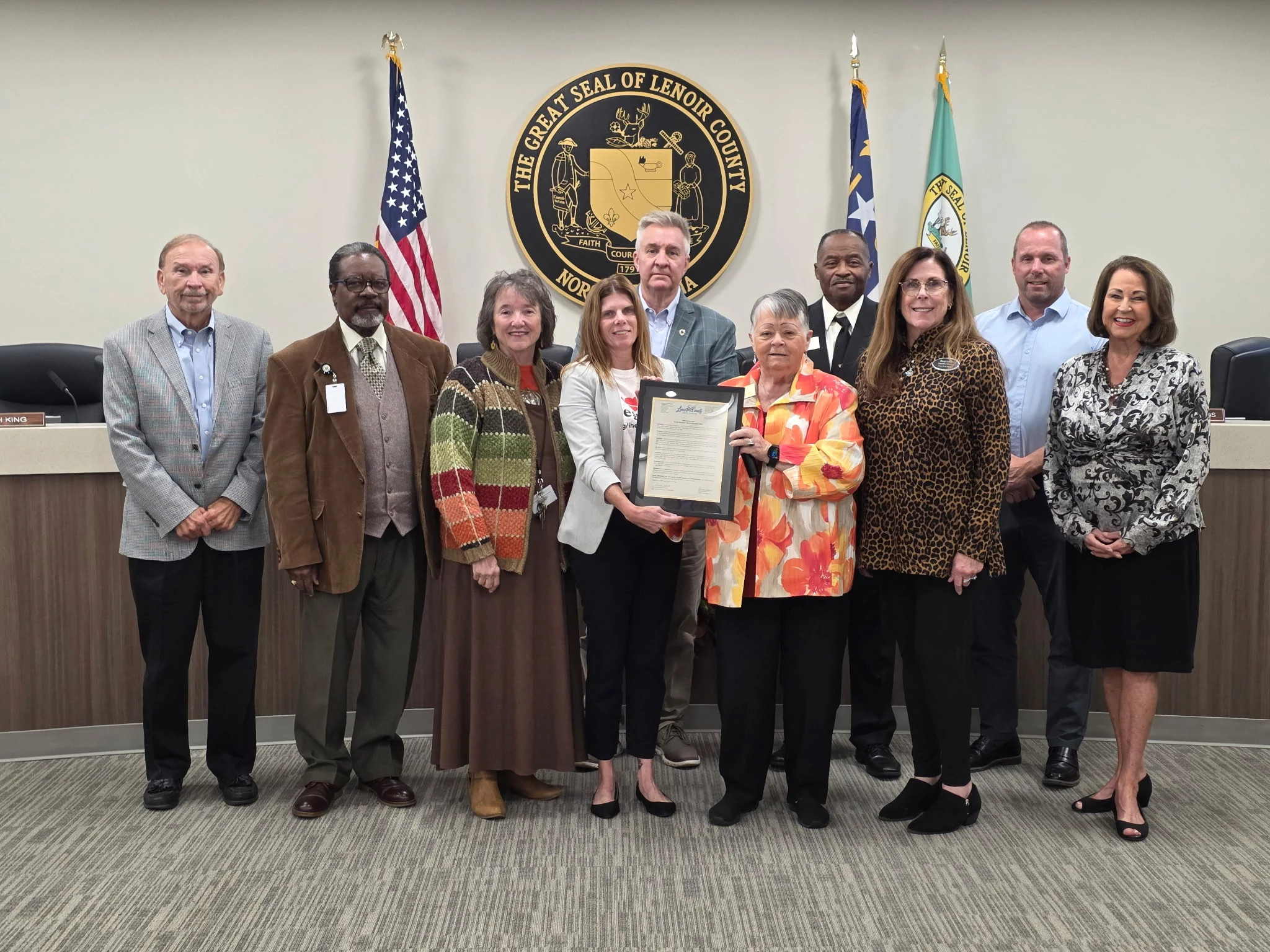 NC Legislators holding resolution in support of family caregivers