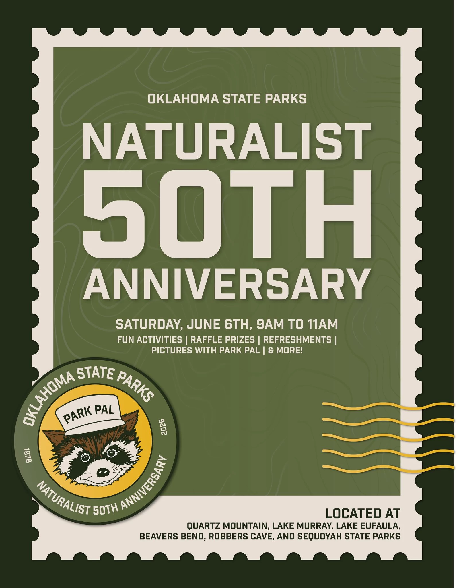 Naturalist 50th Anniversary graphic