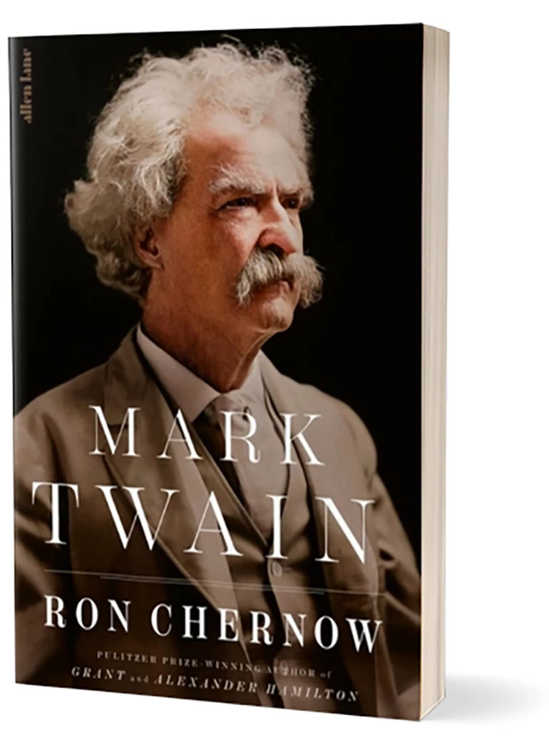 the cover of 'Mark Twain' by Ron Chernow