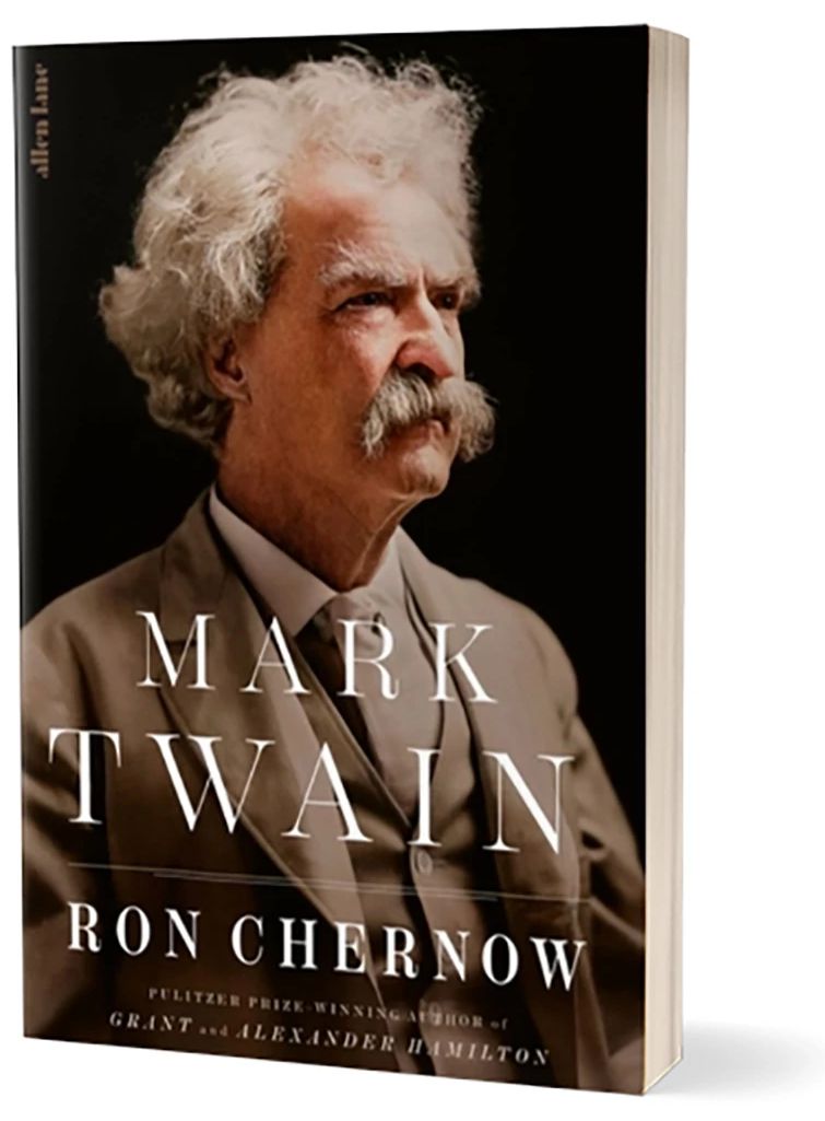 the cover of 'Mark Twain' by Ron Chernow