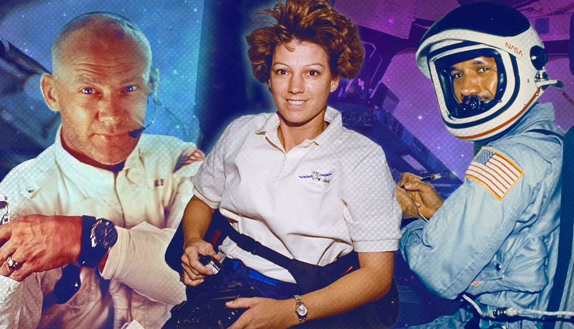 Astronauts' Secrets to Living Longer collage of astronauts