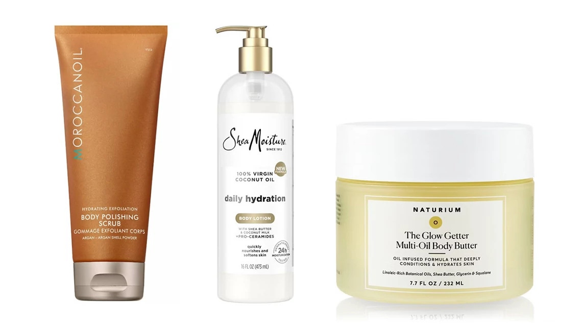 different cosmetic products