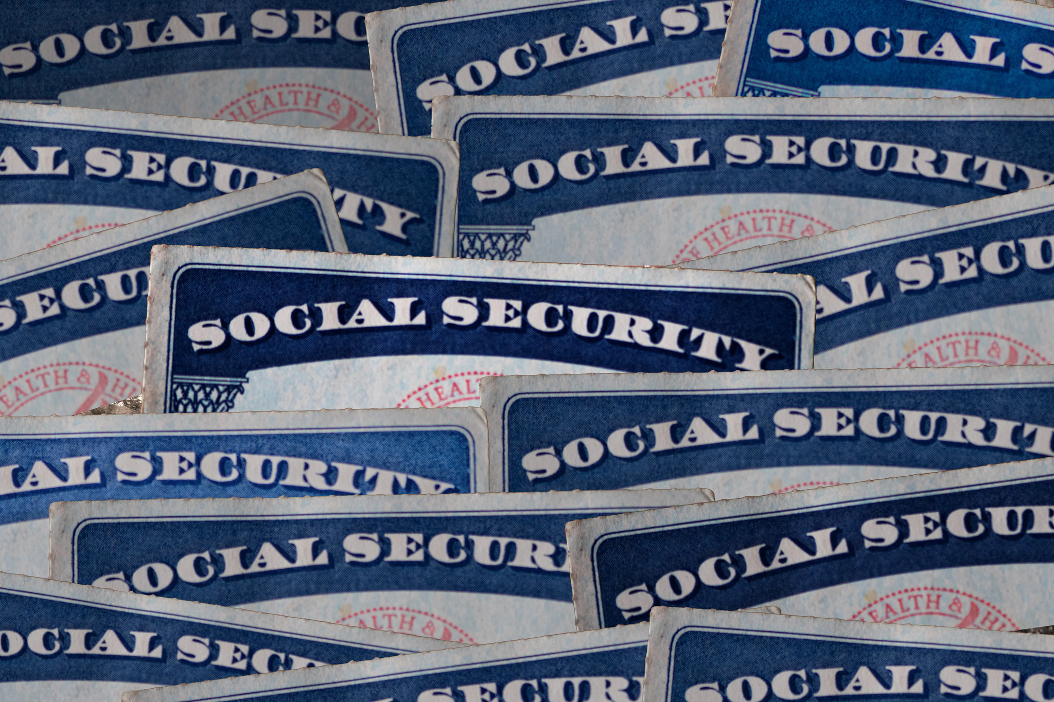 many social security cards