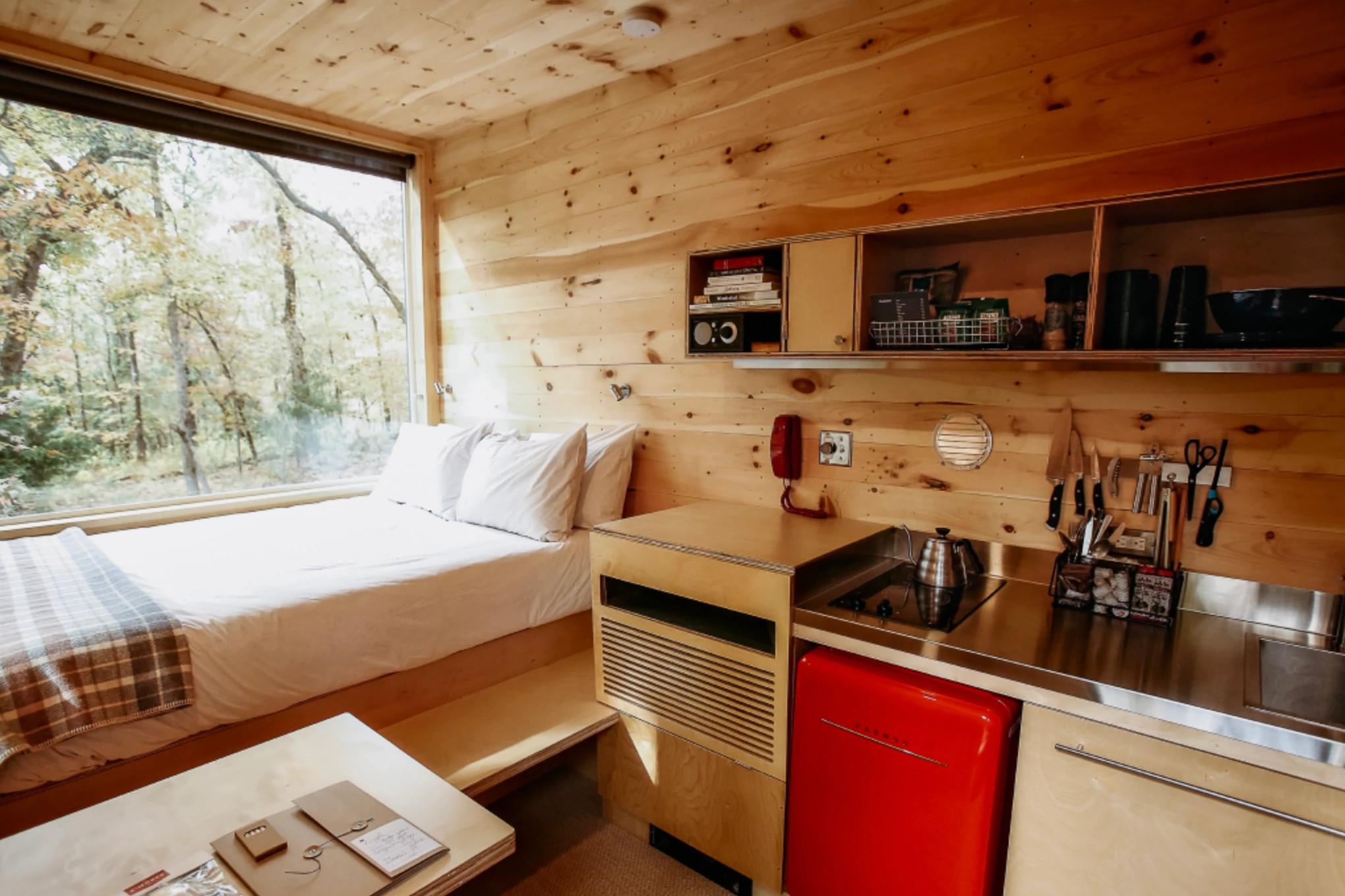 a look inside a cabin