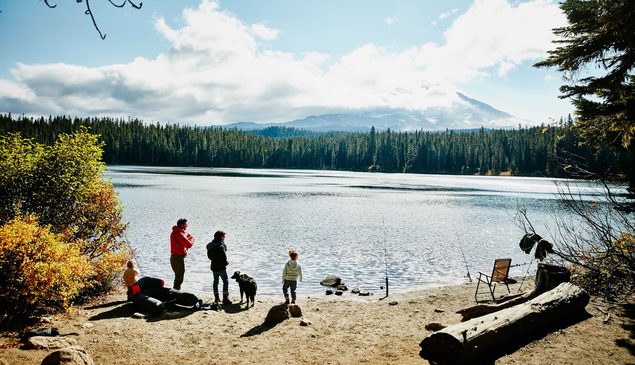 Smart Guide to Camping people fishing at a lake