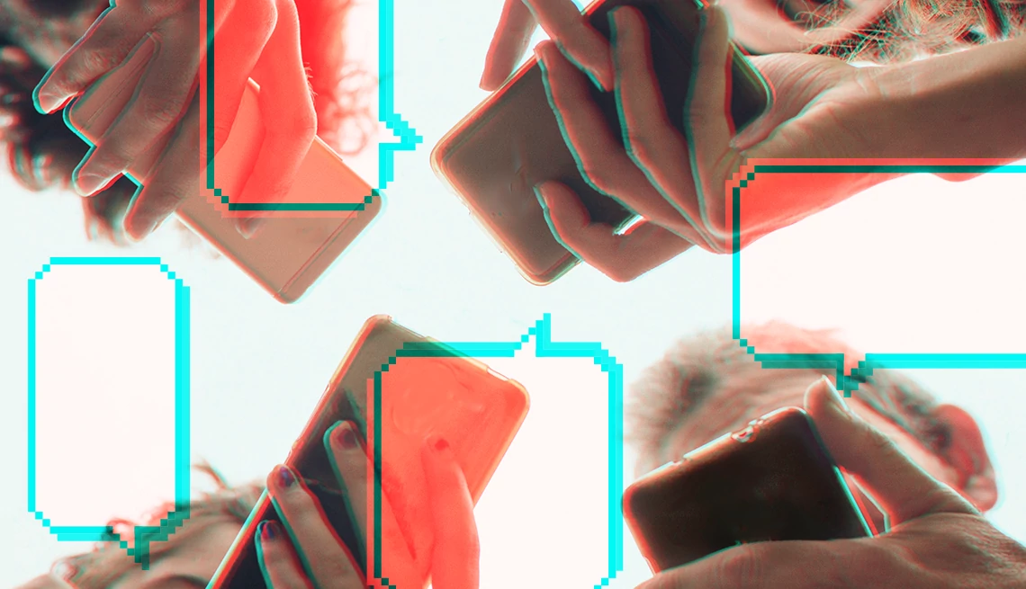 TikTok Alternatives different people on their phones