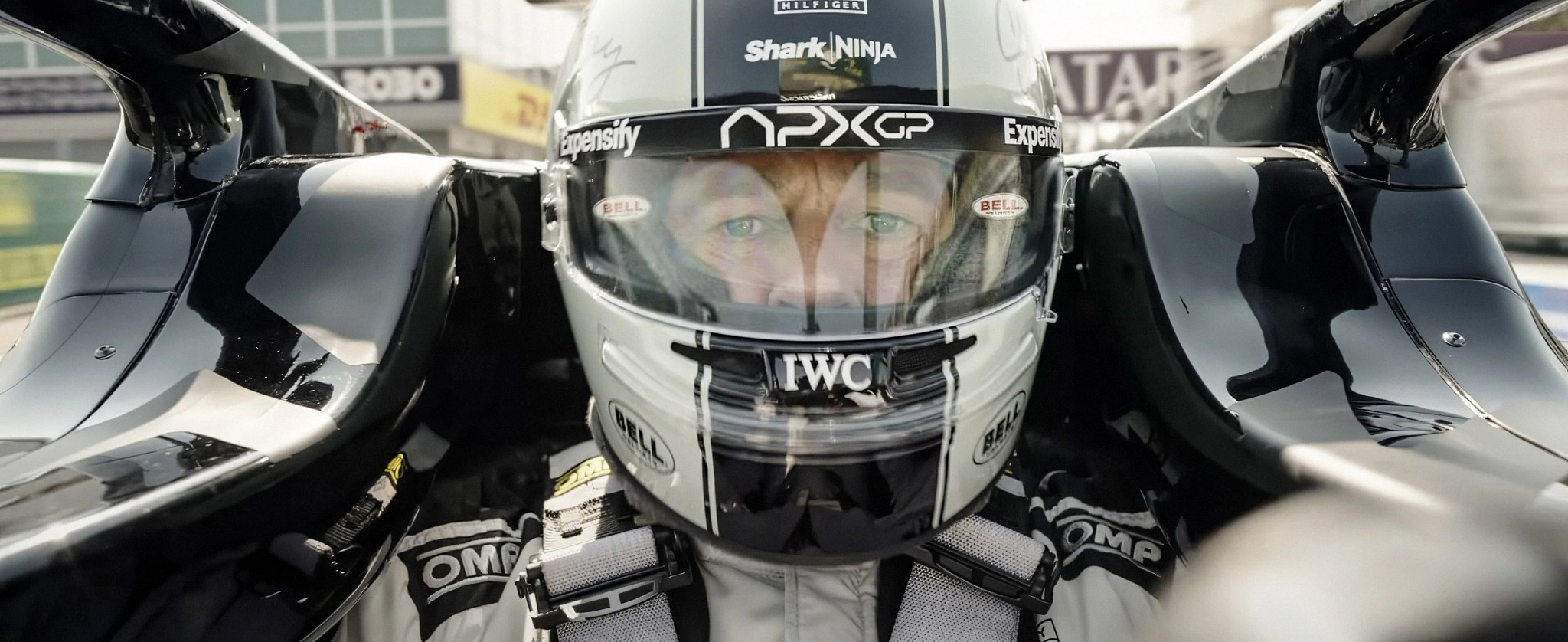 brad pitt in a scene from f 1