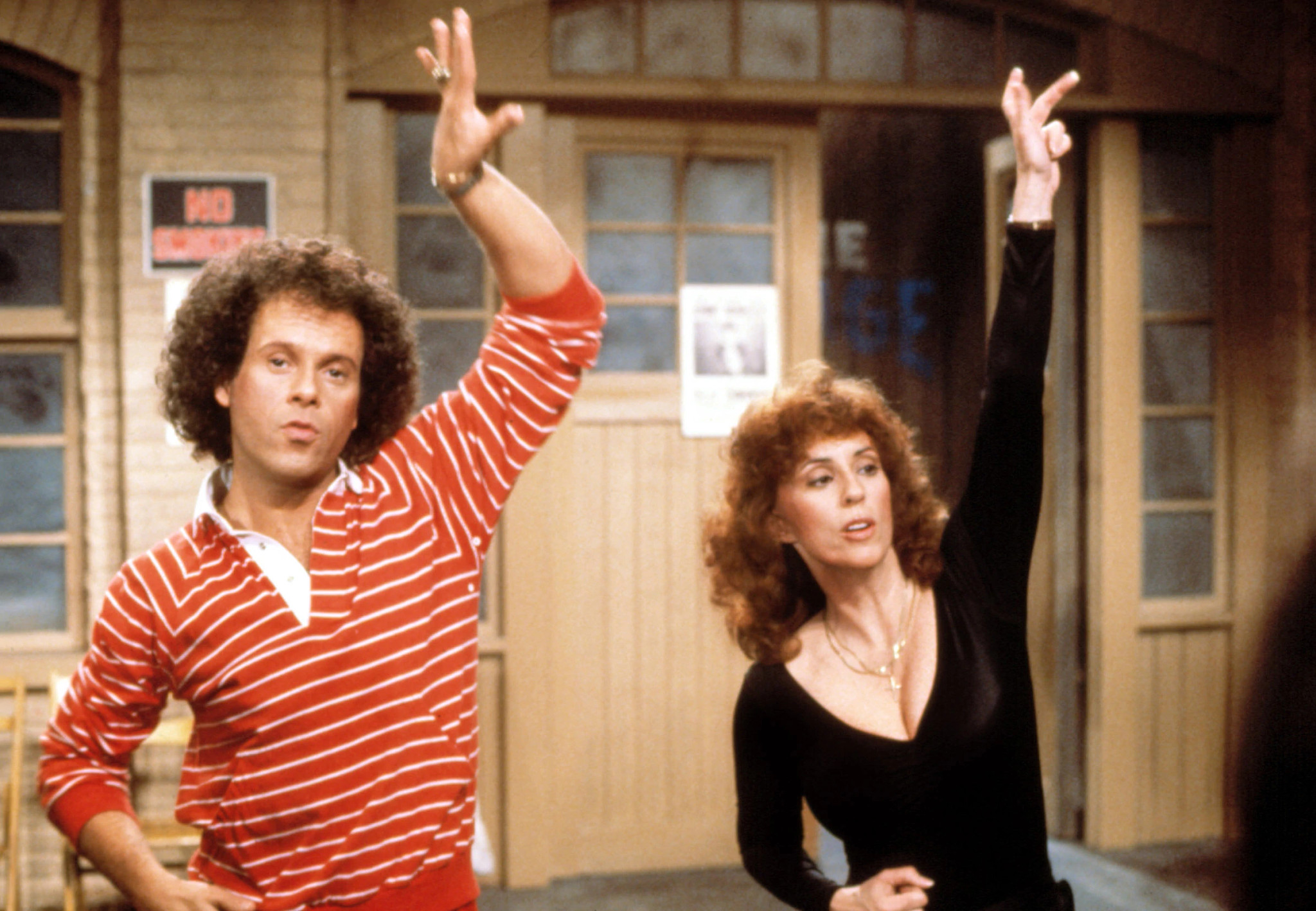 Richard Simmons and Denise Alexander