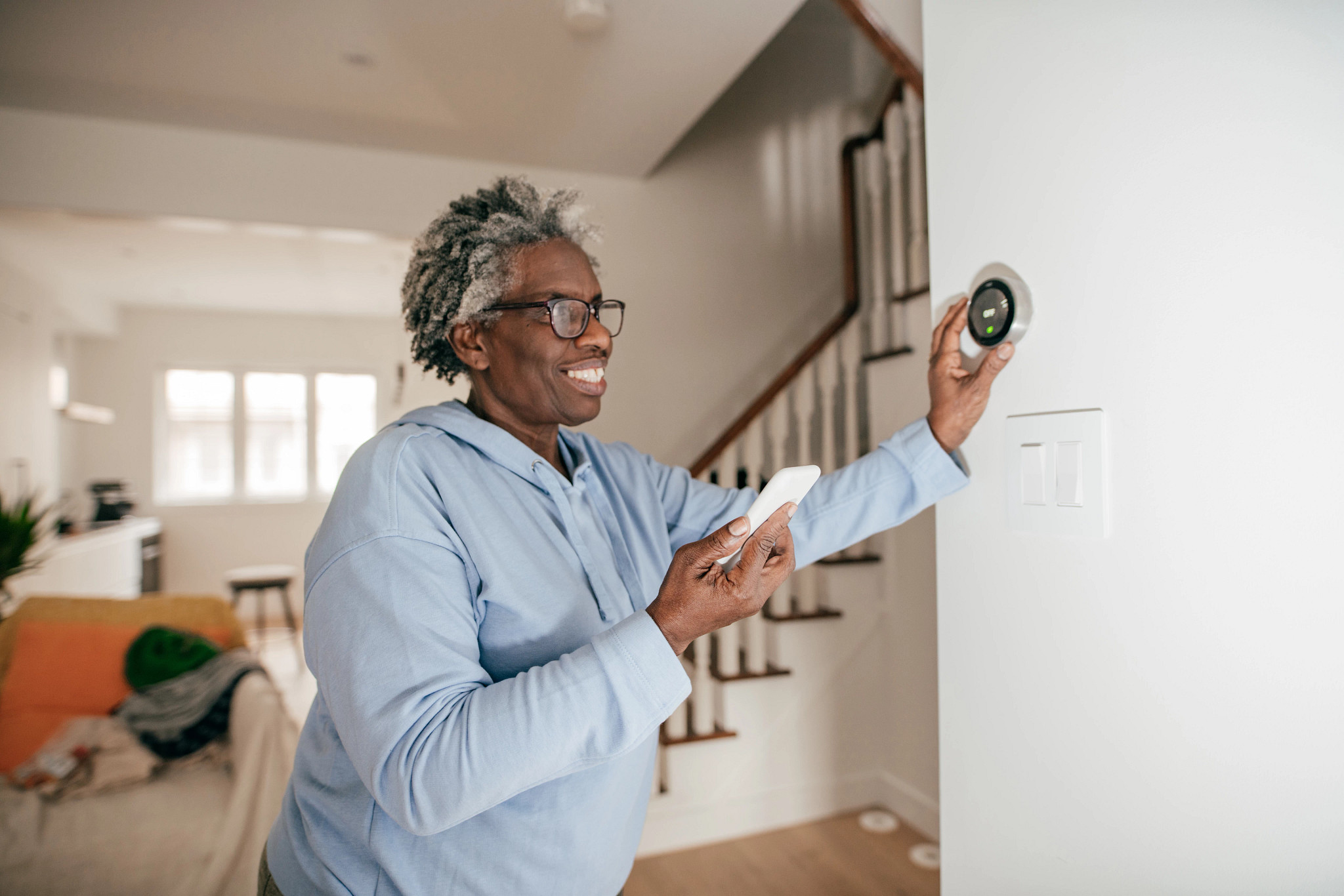 Grandma and smart home technology