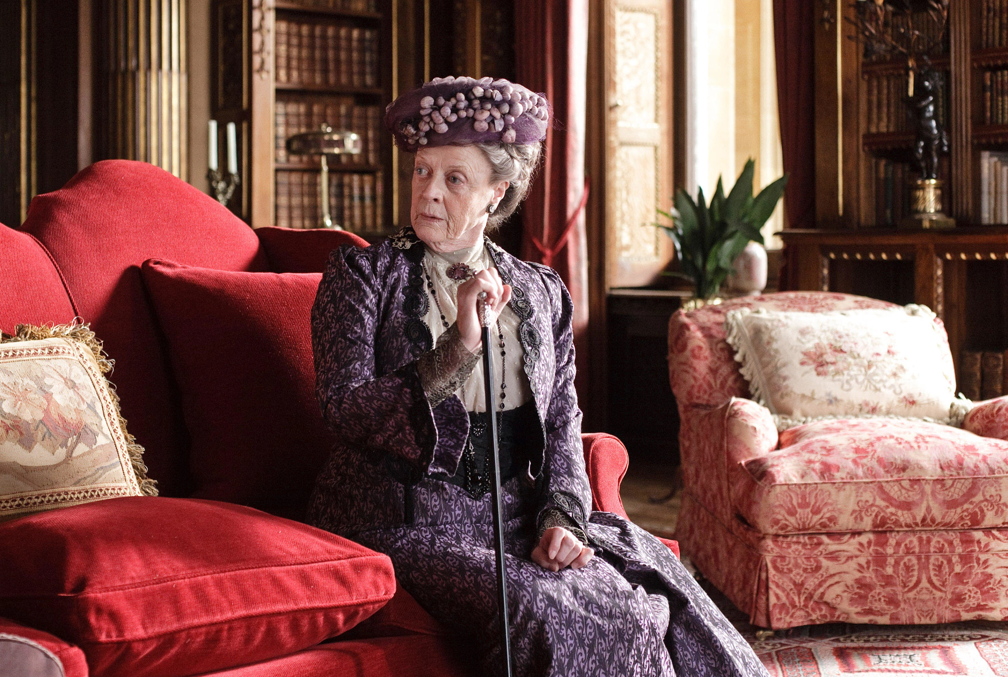 Maggie Smith stars as Violet Crawley in the television series Downton Abbey