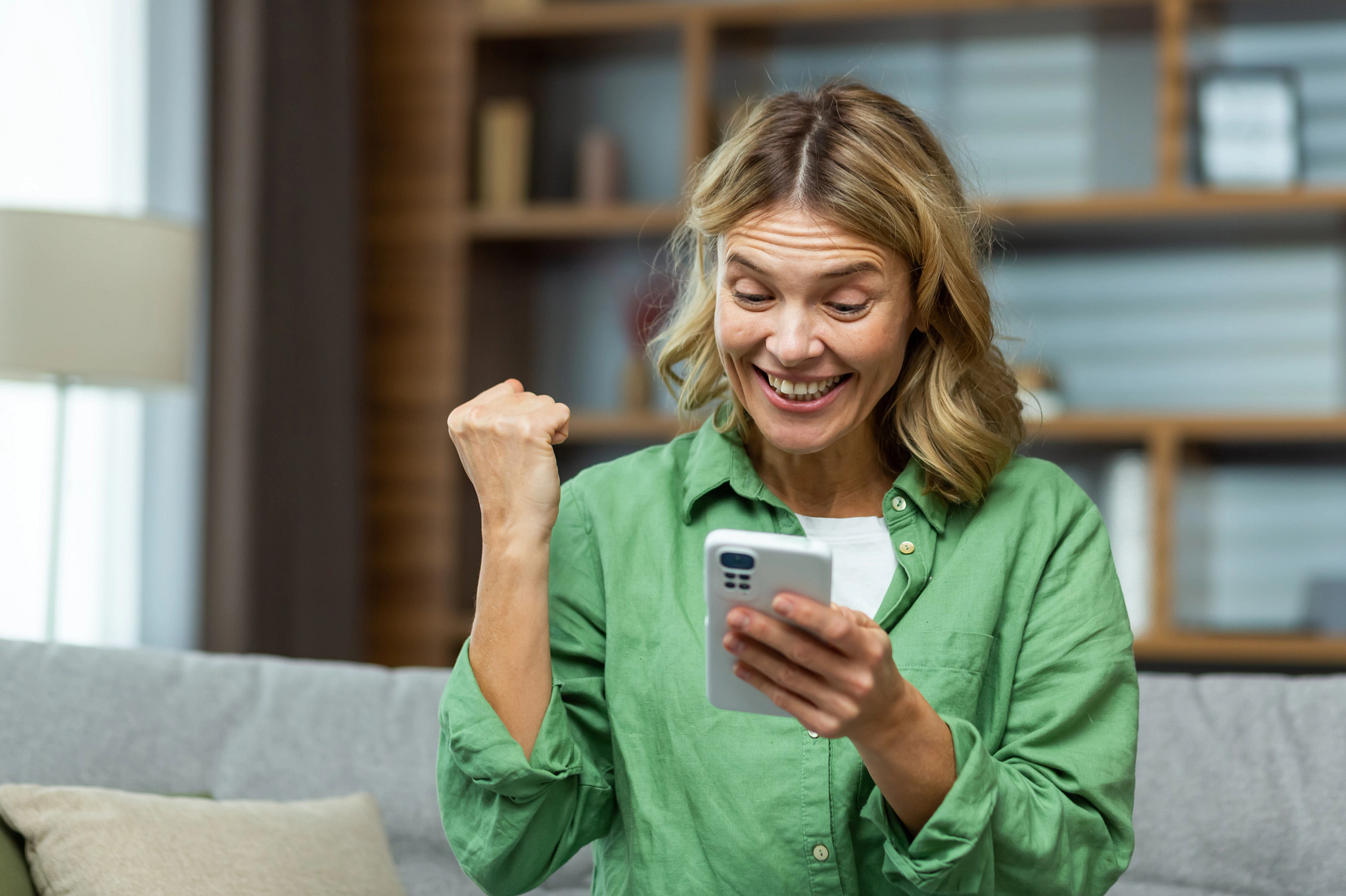a person on their phone