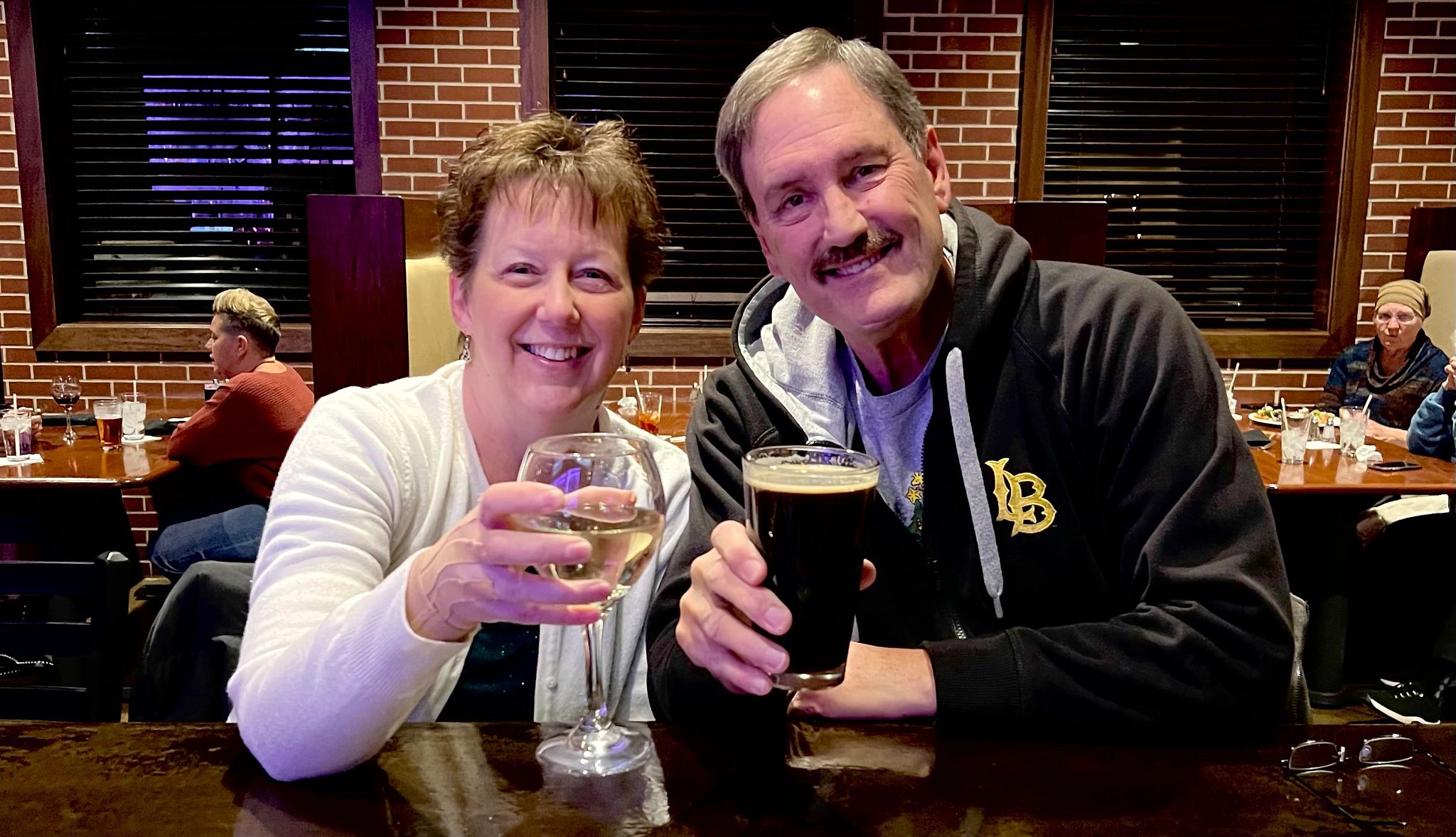 How to care for someone with breast cancer keith and shelley hardeman cheers their drinks
