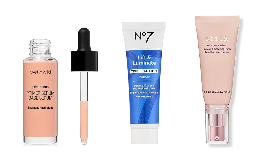 different makeup products