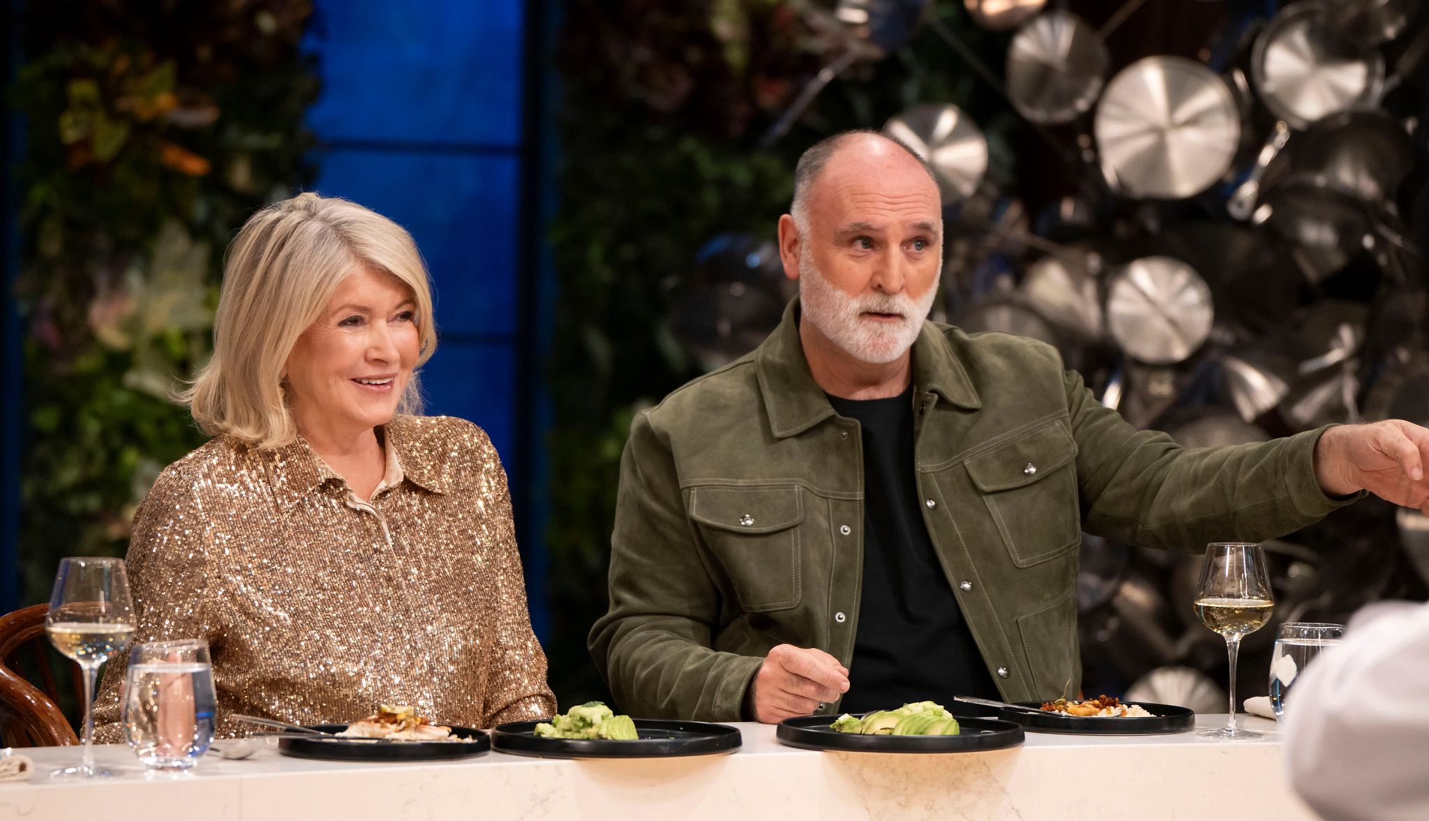 Chef José Andrés Andrés and Martha Stewart