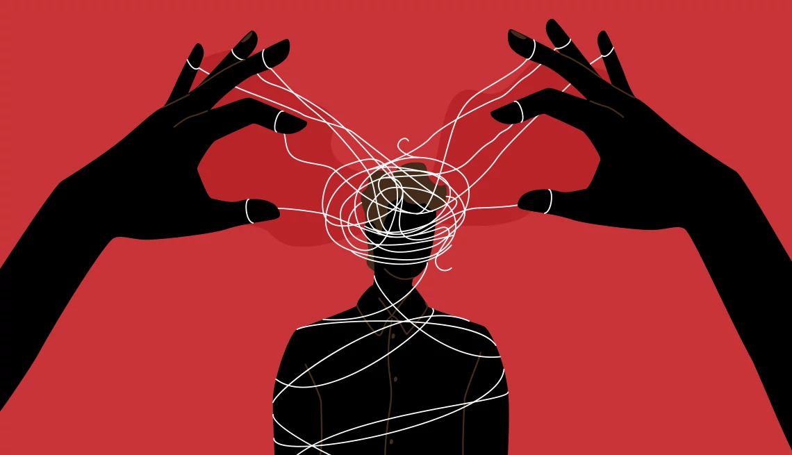 Los estafadores se aprovechan de las emociones, no de la lógica con las víctimas una cuerda atada alrededor de los dedos de una persona y del cuerpo de otra persona