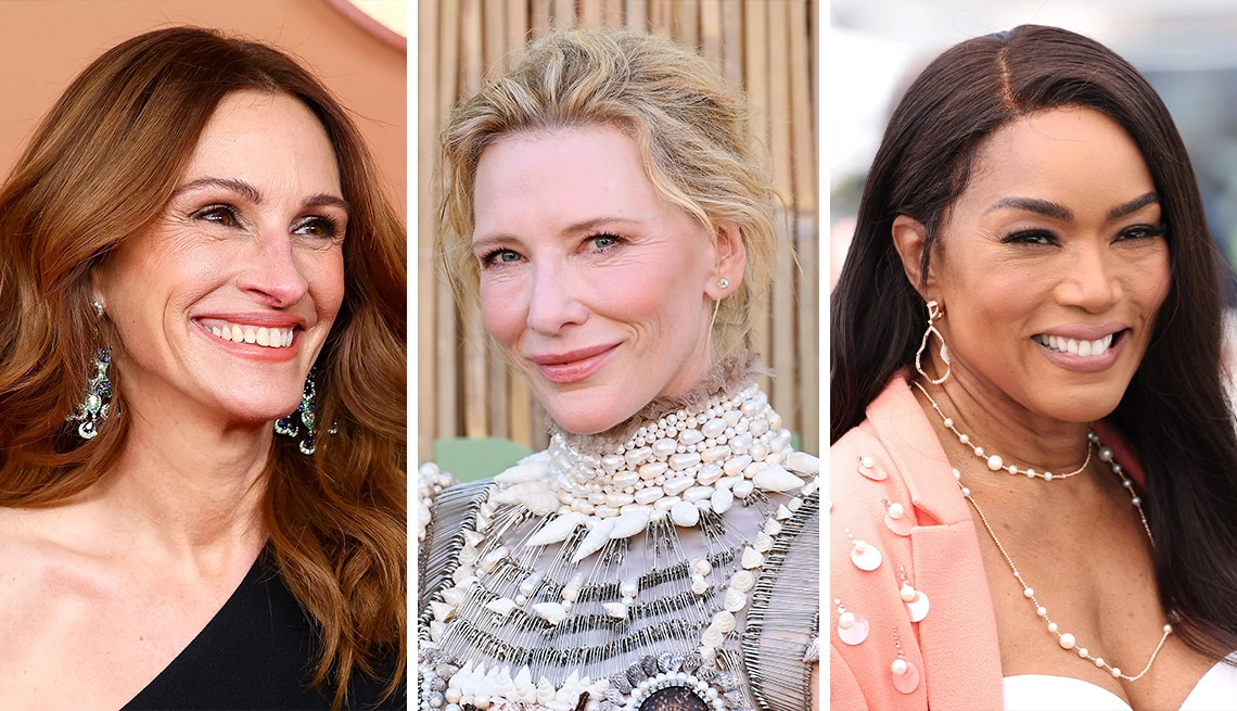 a collage with photos of julia roberts, cate blanchett and angela bassett