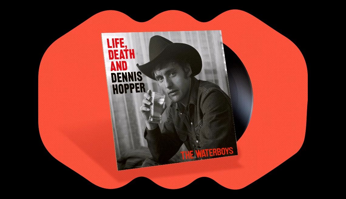 The Best Albums of 2025 (So Far) the cover of the Waterboys album 'Life, Death and Dennis Hopper'